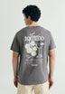CAMISETA ESTAMPADO A CONTRASTE
