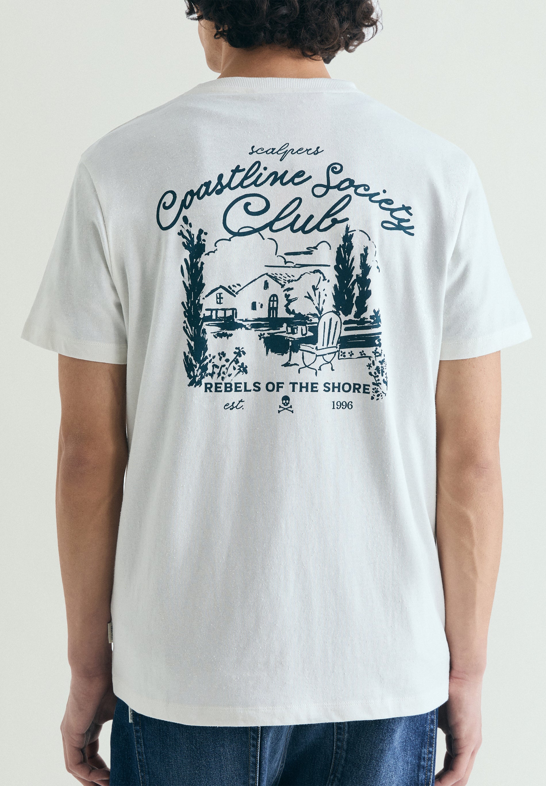 CAMISETA ESTAMPADO A CONTRASTE