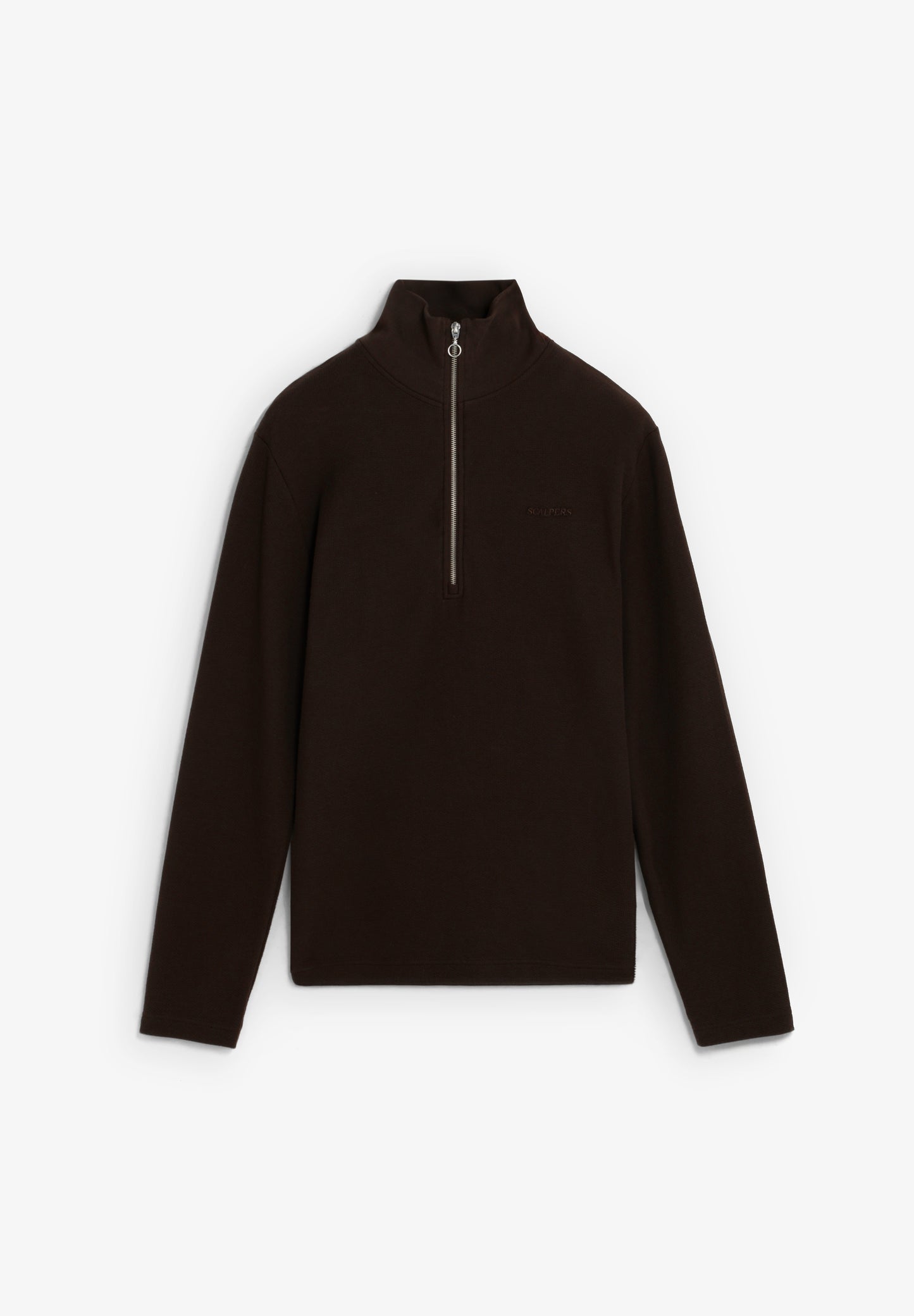 SCHALFZIP TEXTURE SWEATER