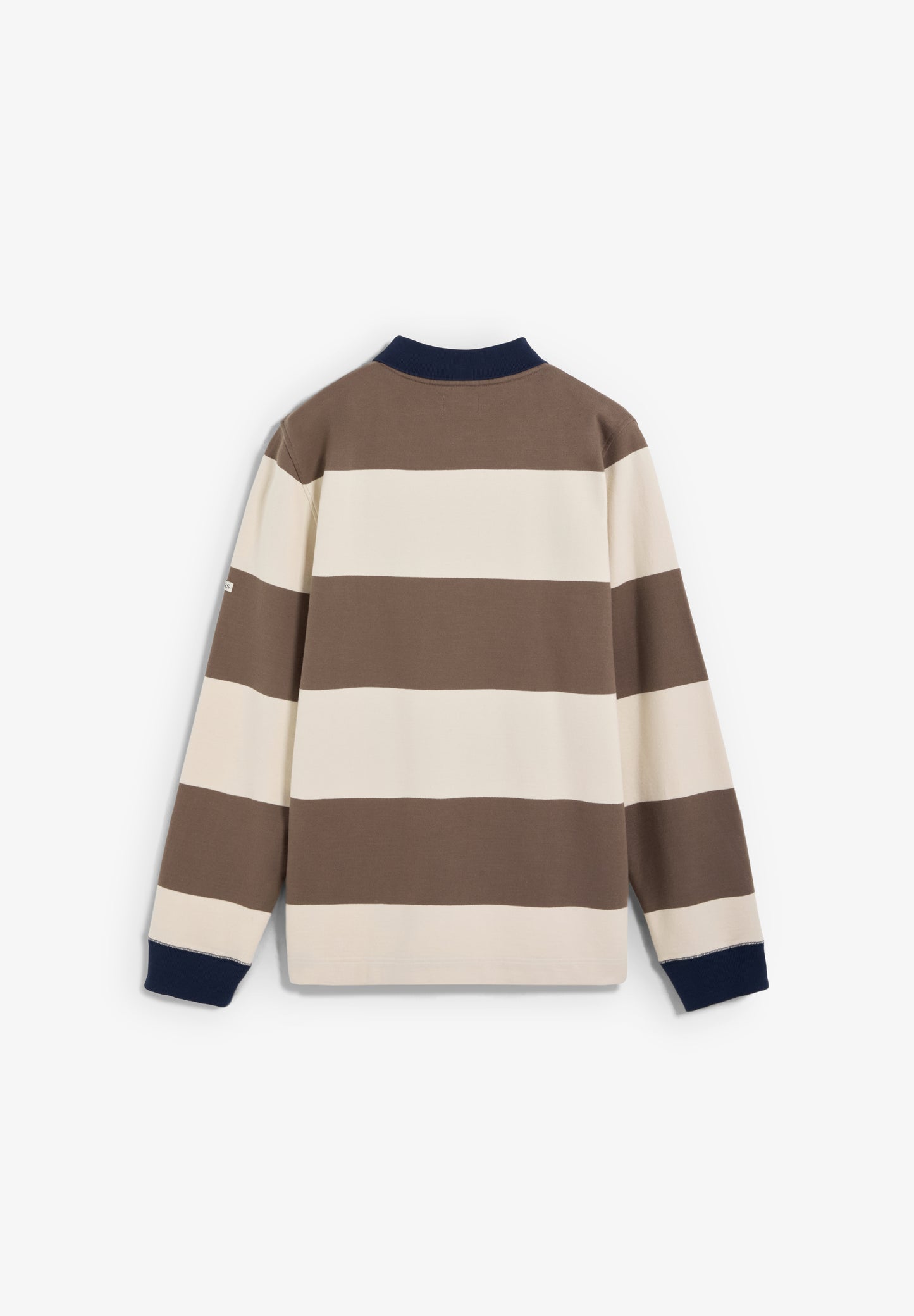 SUDADERA RAYAS CUELLO CONTRASTE