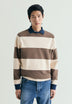 SUDADERA RAYAS CUELLO CONTRASTE