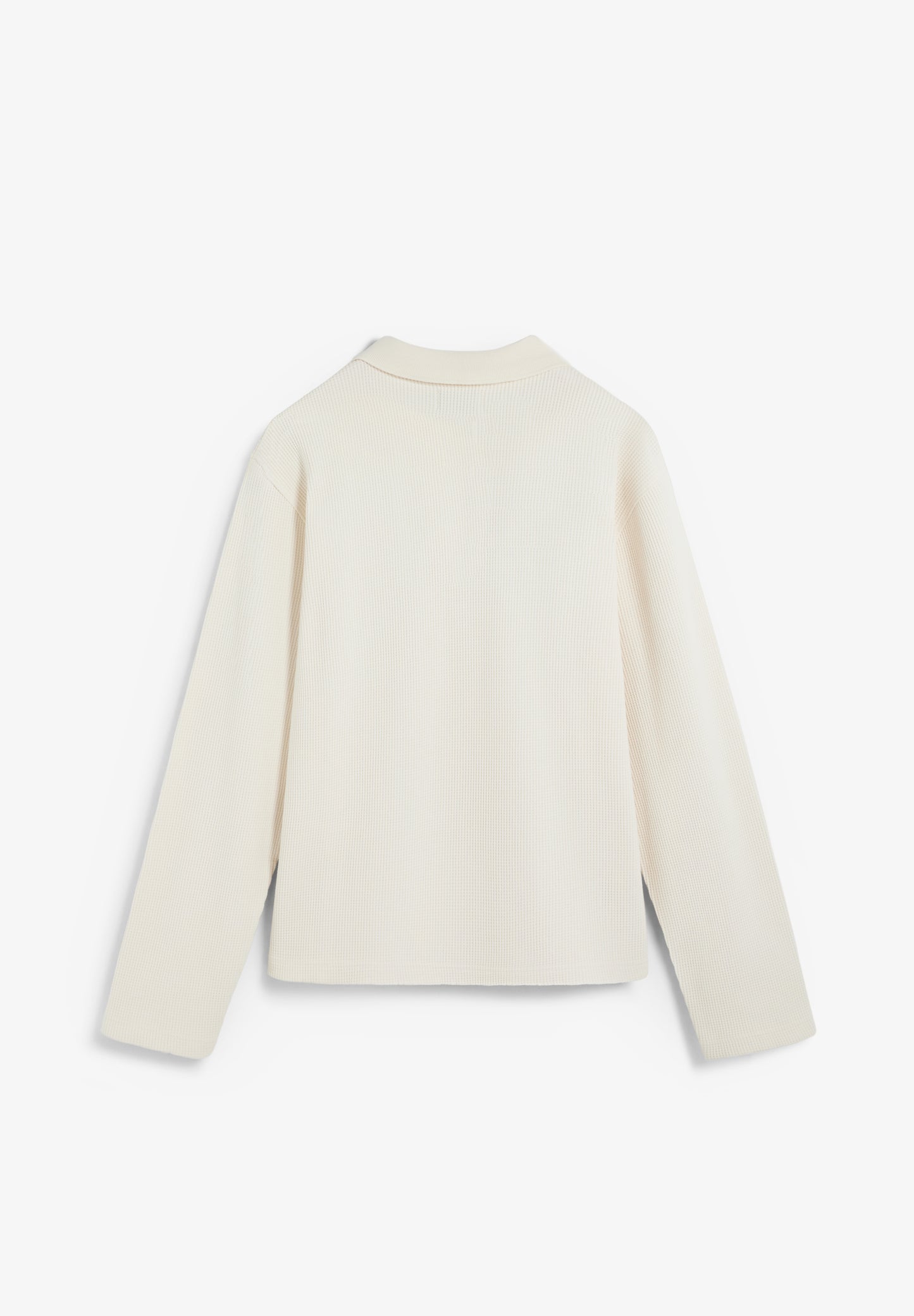 SUDADERA ESTILO POLO WAFFLE