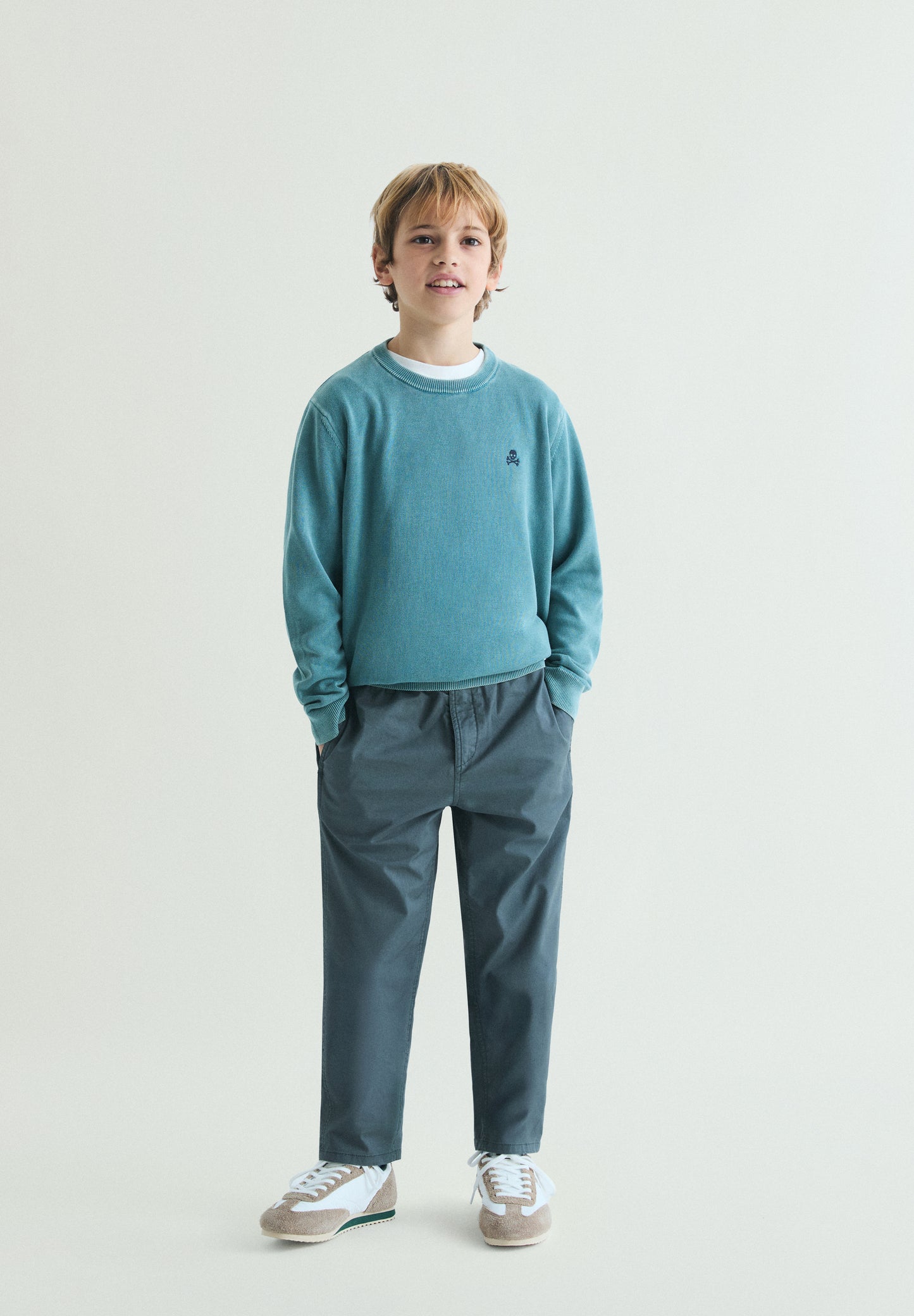 JERSEY DE ALGODÓN CUELLO REDONDO