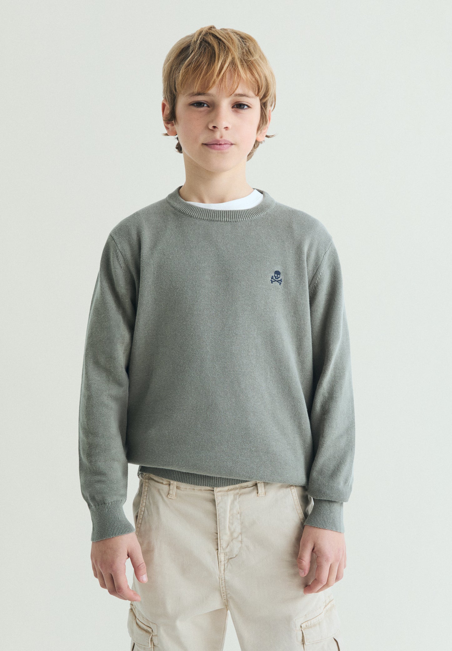 JERSEY DE ALGODÓN CUELLO REDONDO