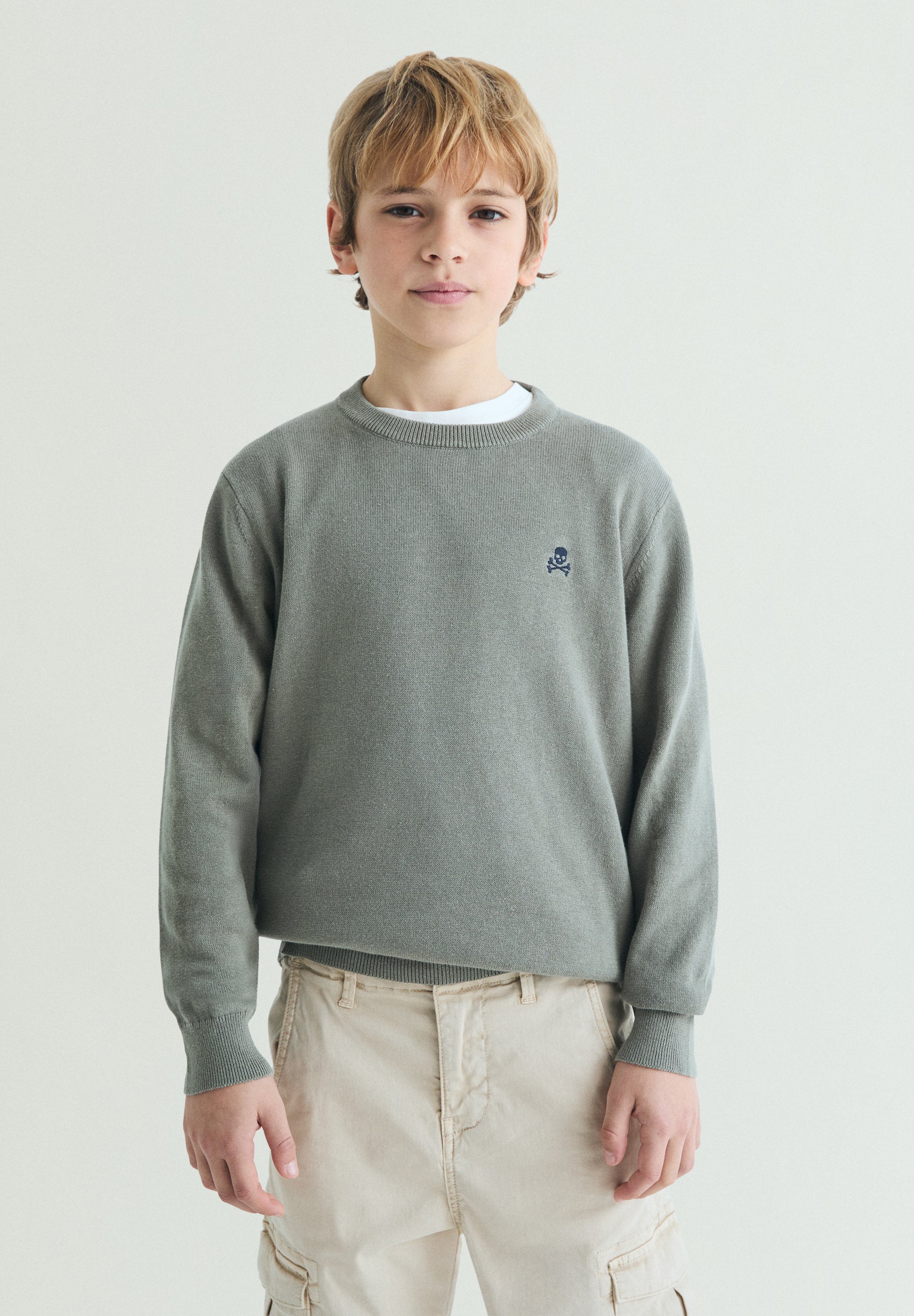 JERSEY DE ALGODÓN CUELLO REDONDO