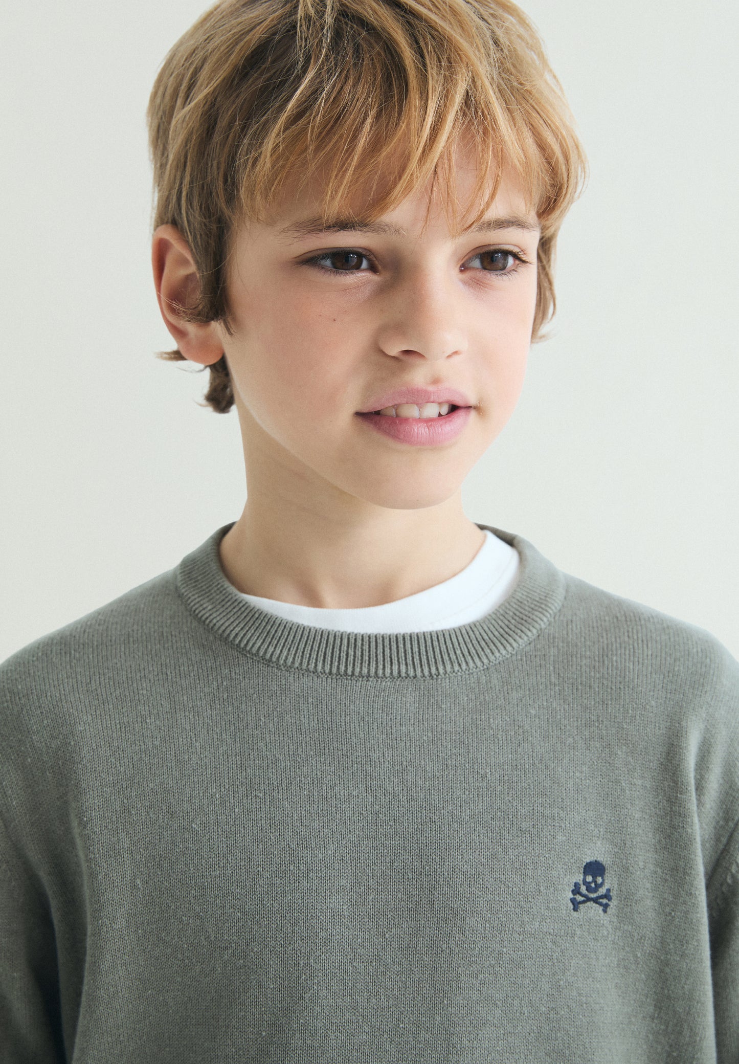 JERSEY DE ALGODÓN CUELLO REDONDO