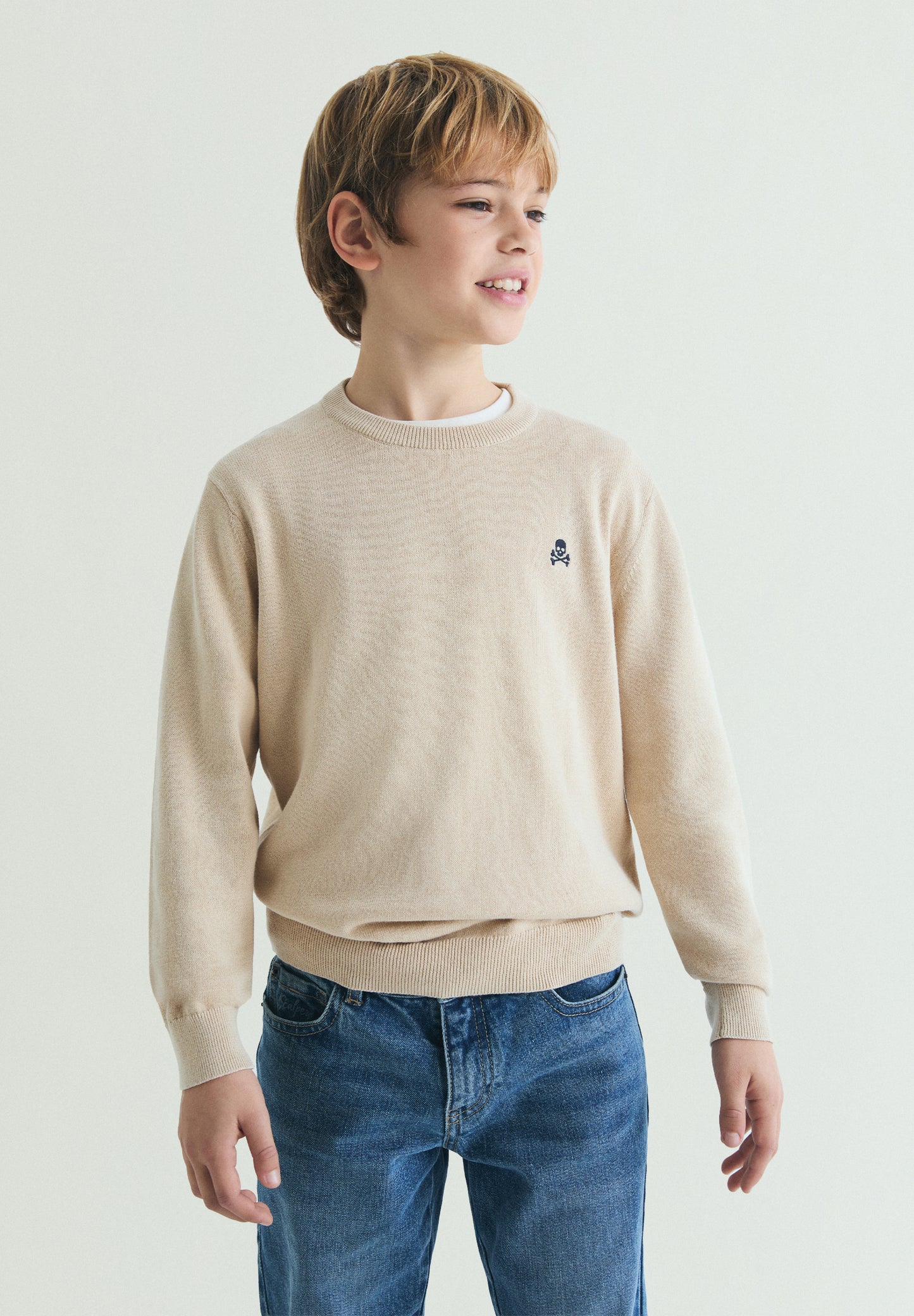 JERSEY DE ALGODÓN CUELLO REDONDO
