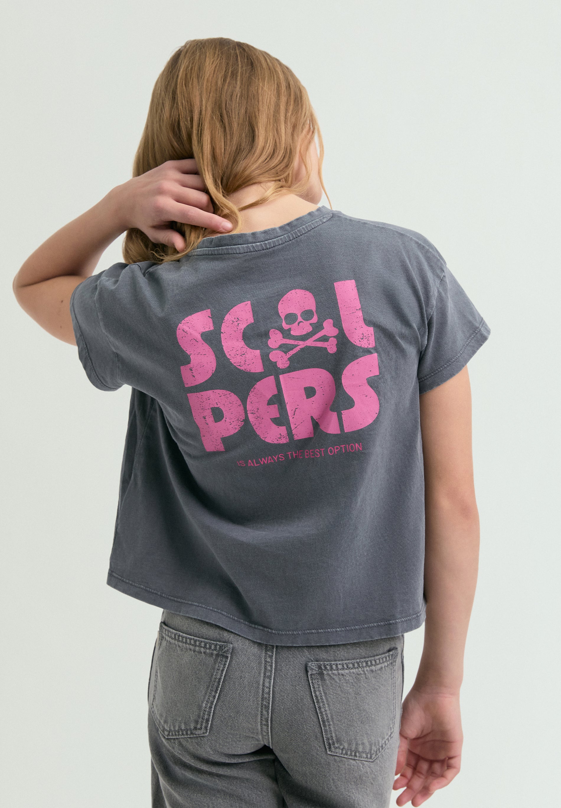 CAMISETA ESTAMPADA CONTRASTE