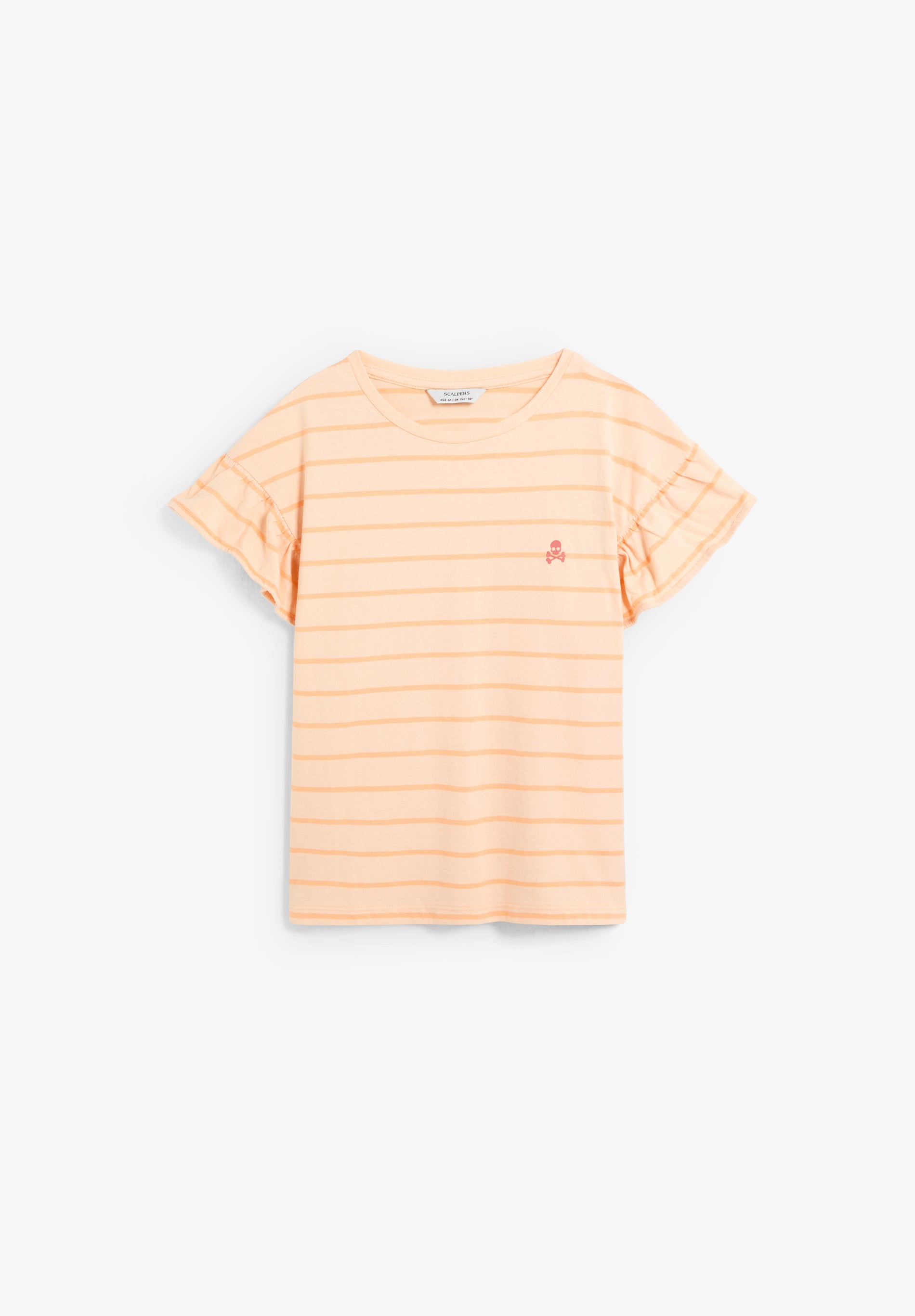 CAMISETA RAYAS CALAVERA CONTRASTE