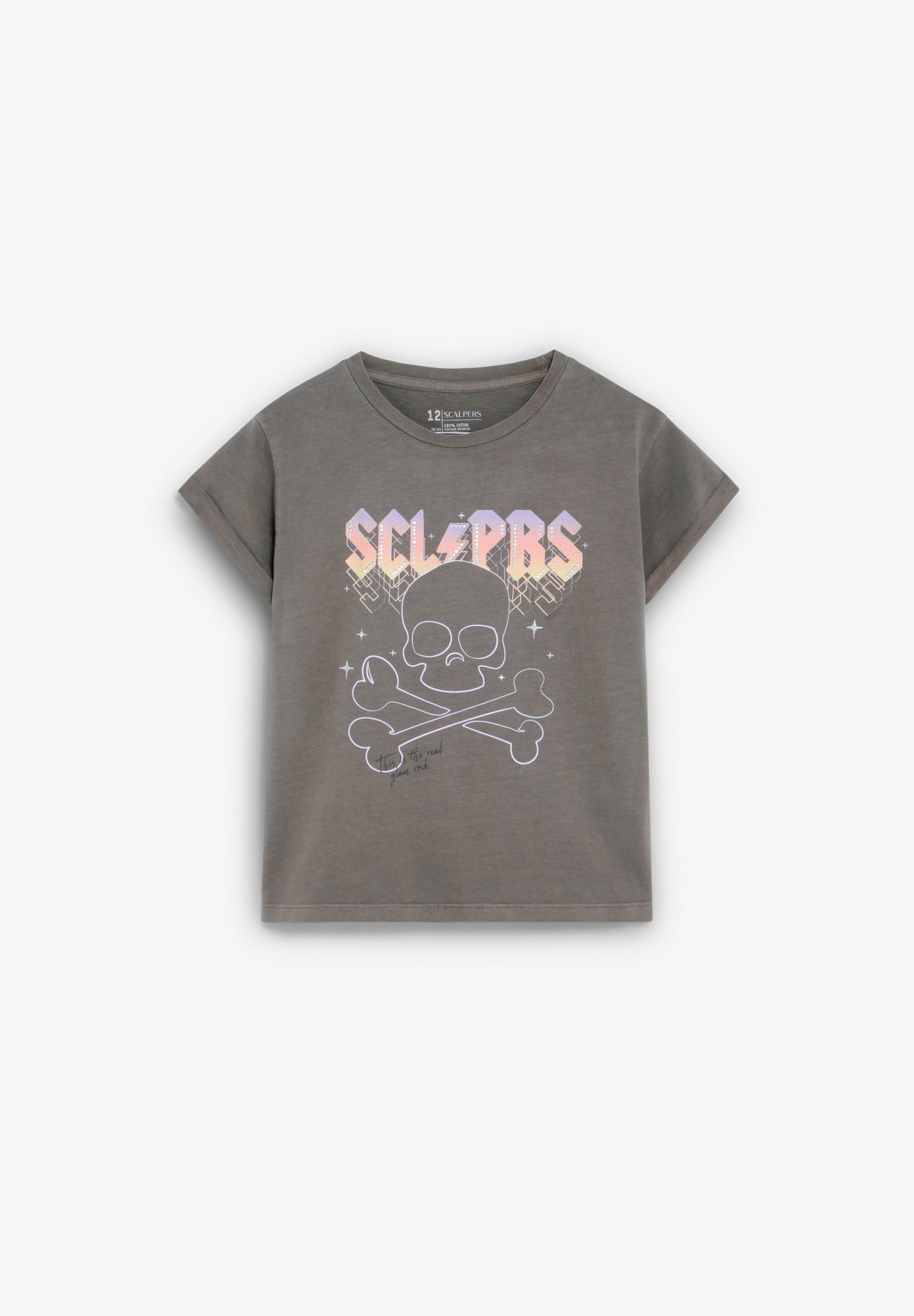 CAMISETA ESTAMPADA STRASS