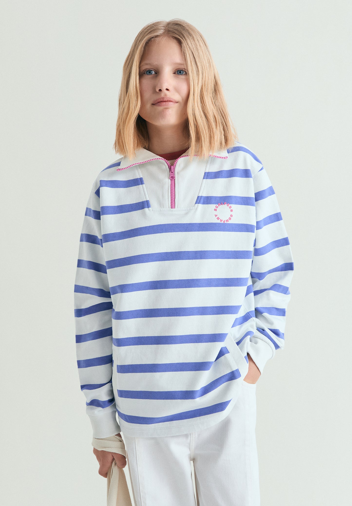 SUDADERA CUELLO ALTO RAYAS - Scalpers