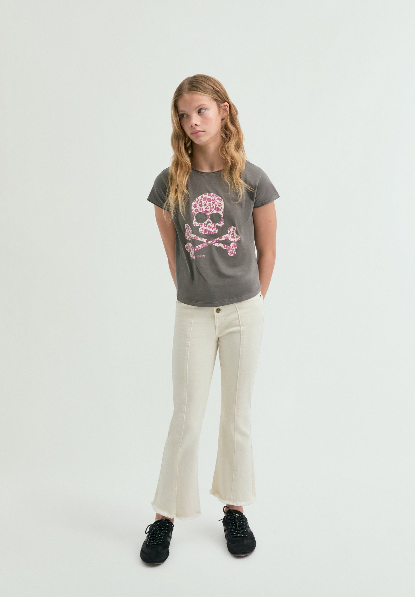 CAMISETA CALAVERA ANIMAL PRINT