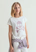 CAMISETA CALAVERA ANIMAL PRINT