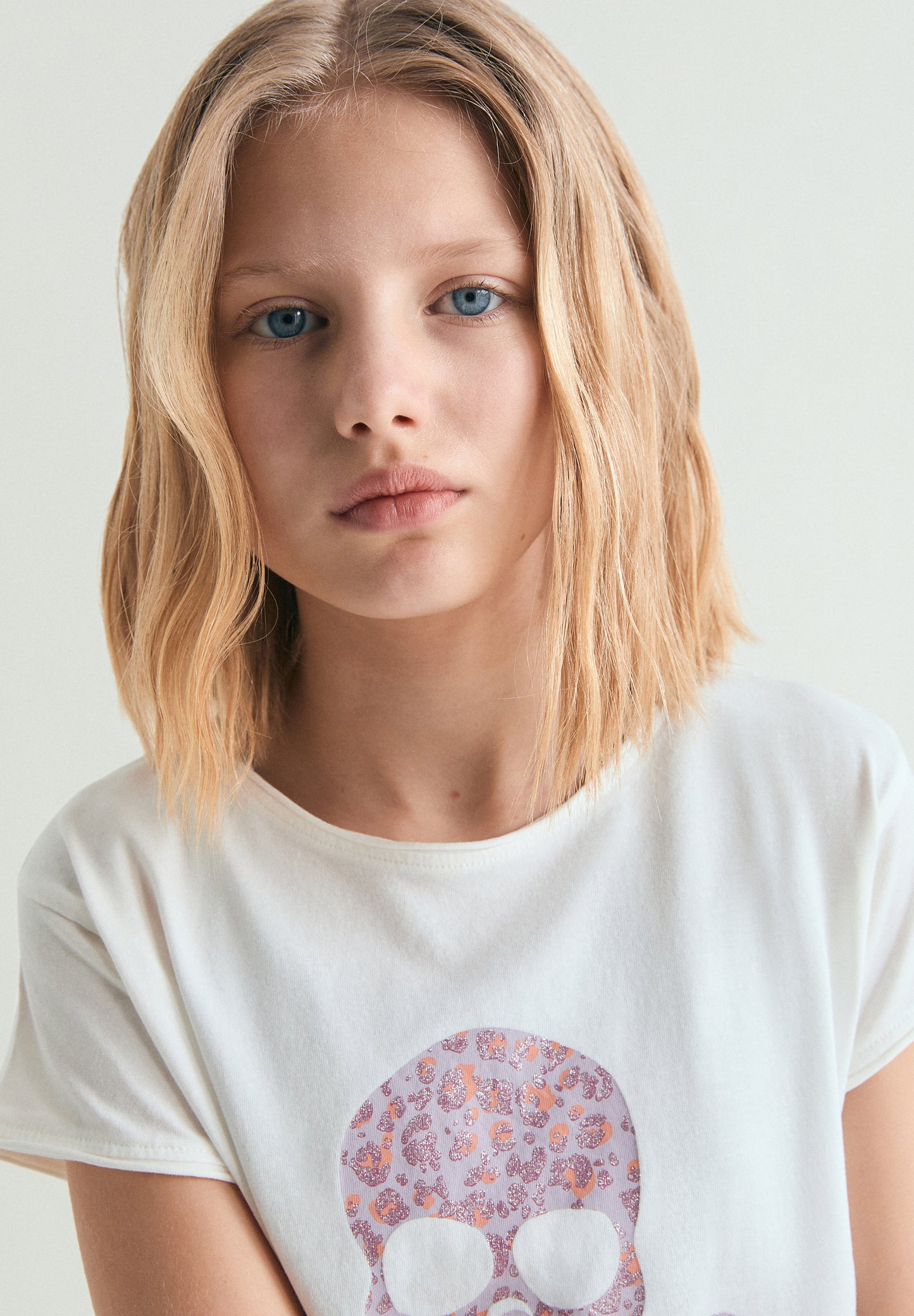 CAMISETA CALAVERA ANIMAL PRINT