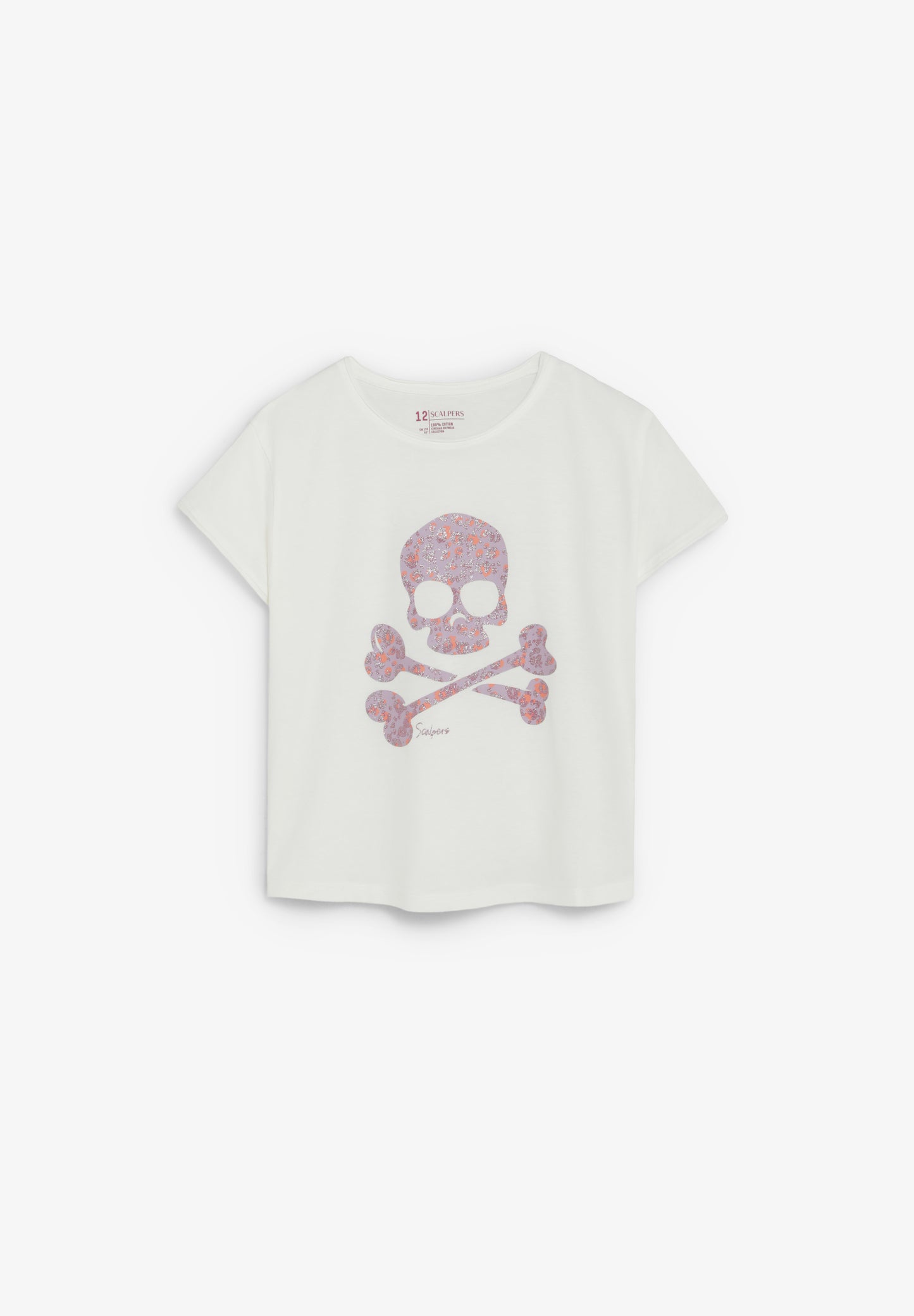 CAMISETA CALAVERA ANIMAL PRINT