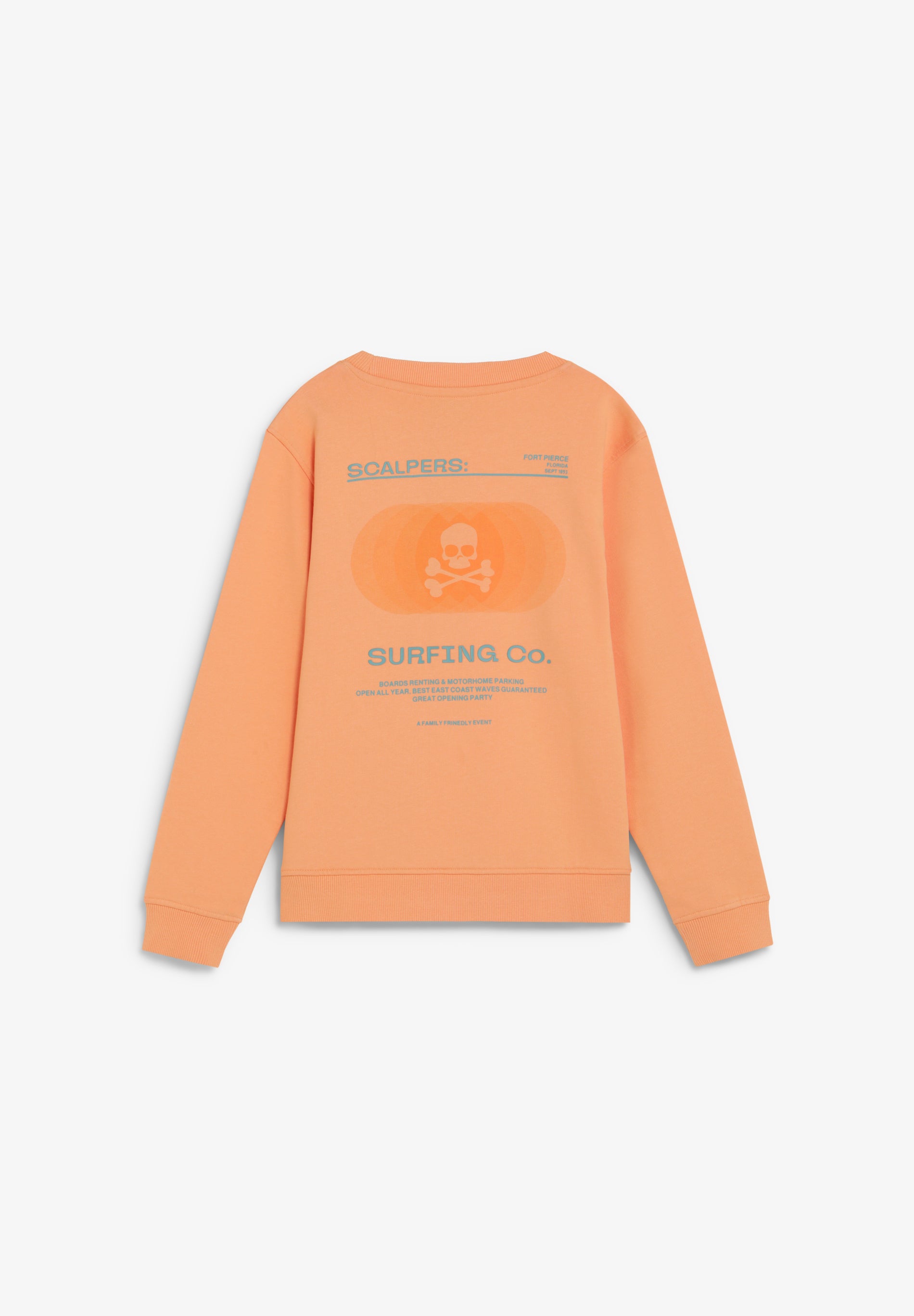 SUDADERA SIN CAPUCHA ESTAMPADA