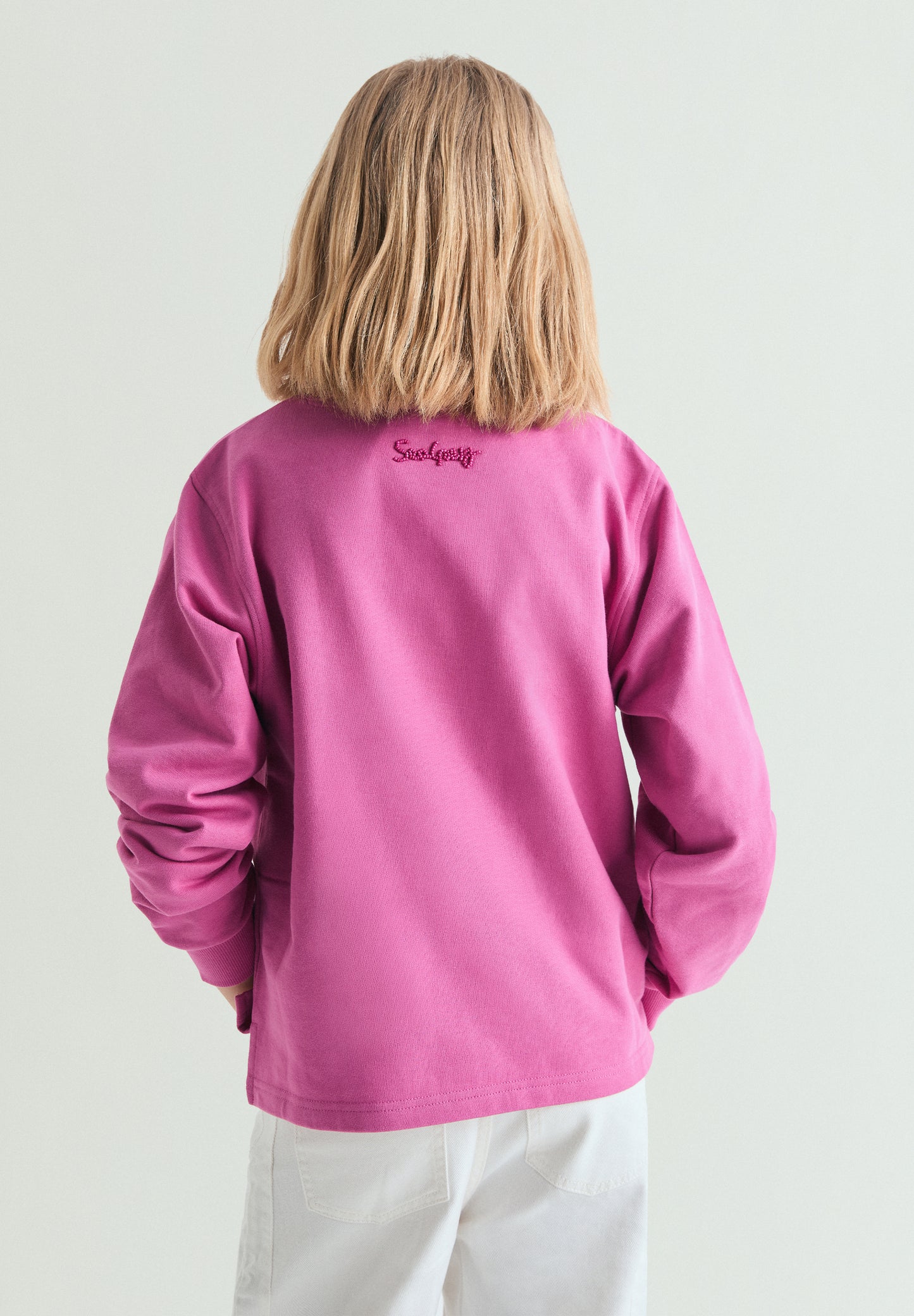 SUDADERA BORDADA CONTRASTE