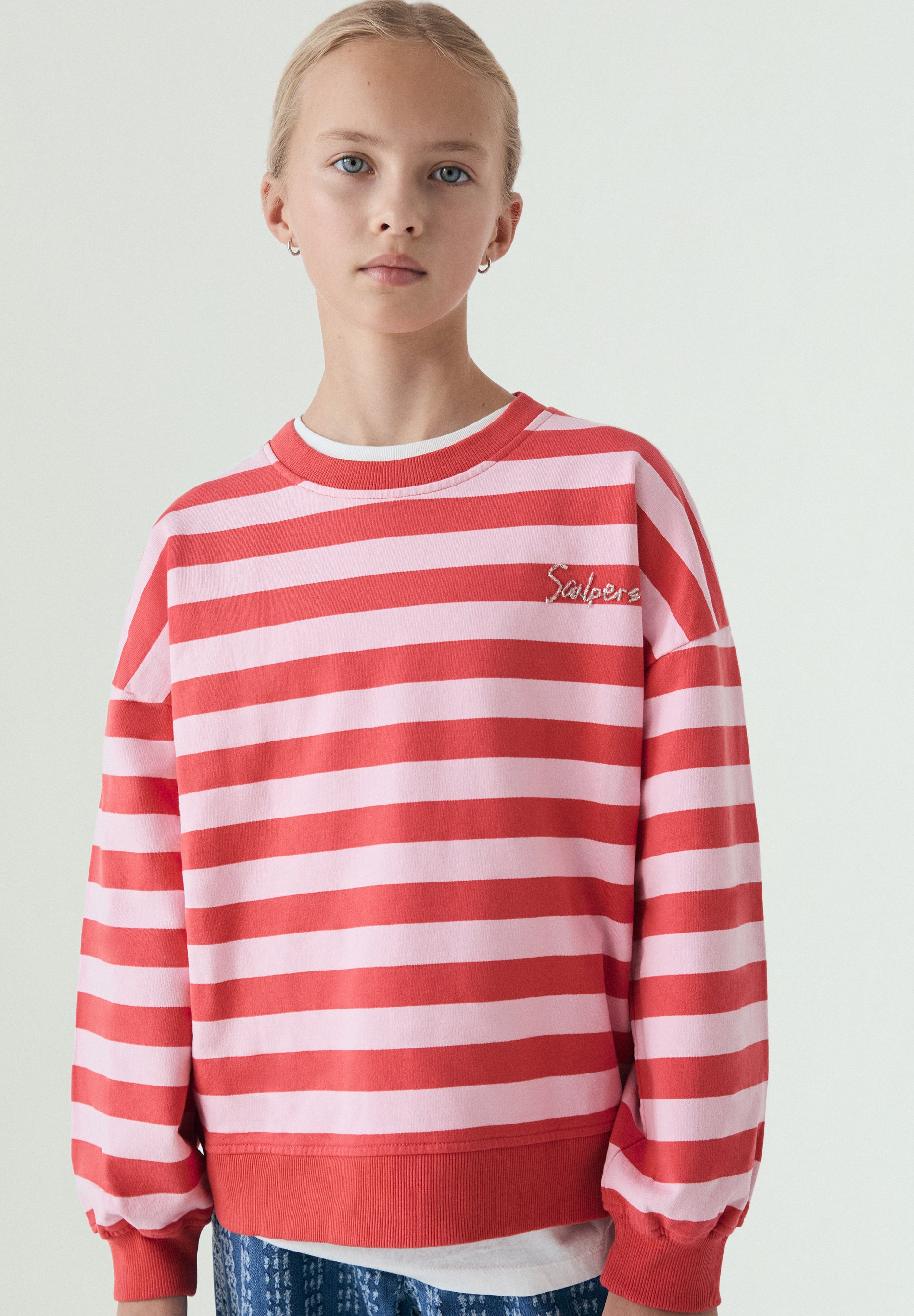 SUDADERA RAYAS RELAXED