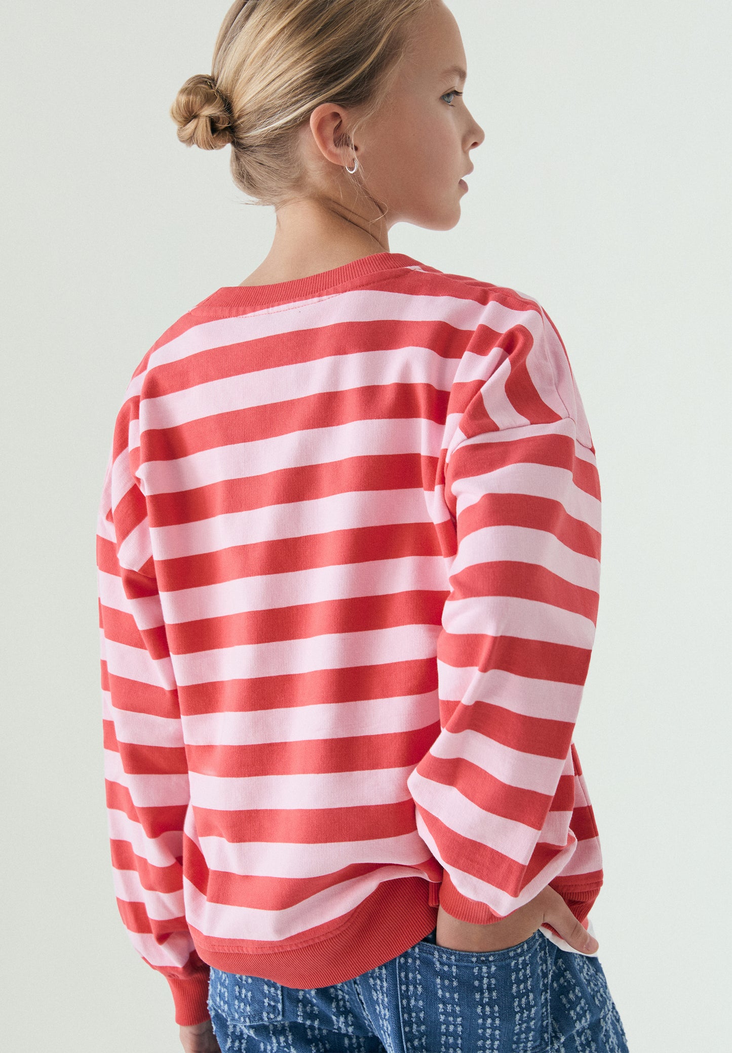 SUDADERA RAYAS RELAXED