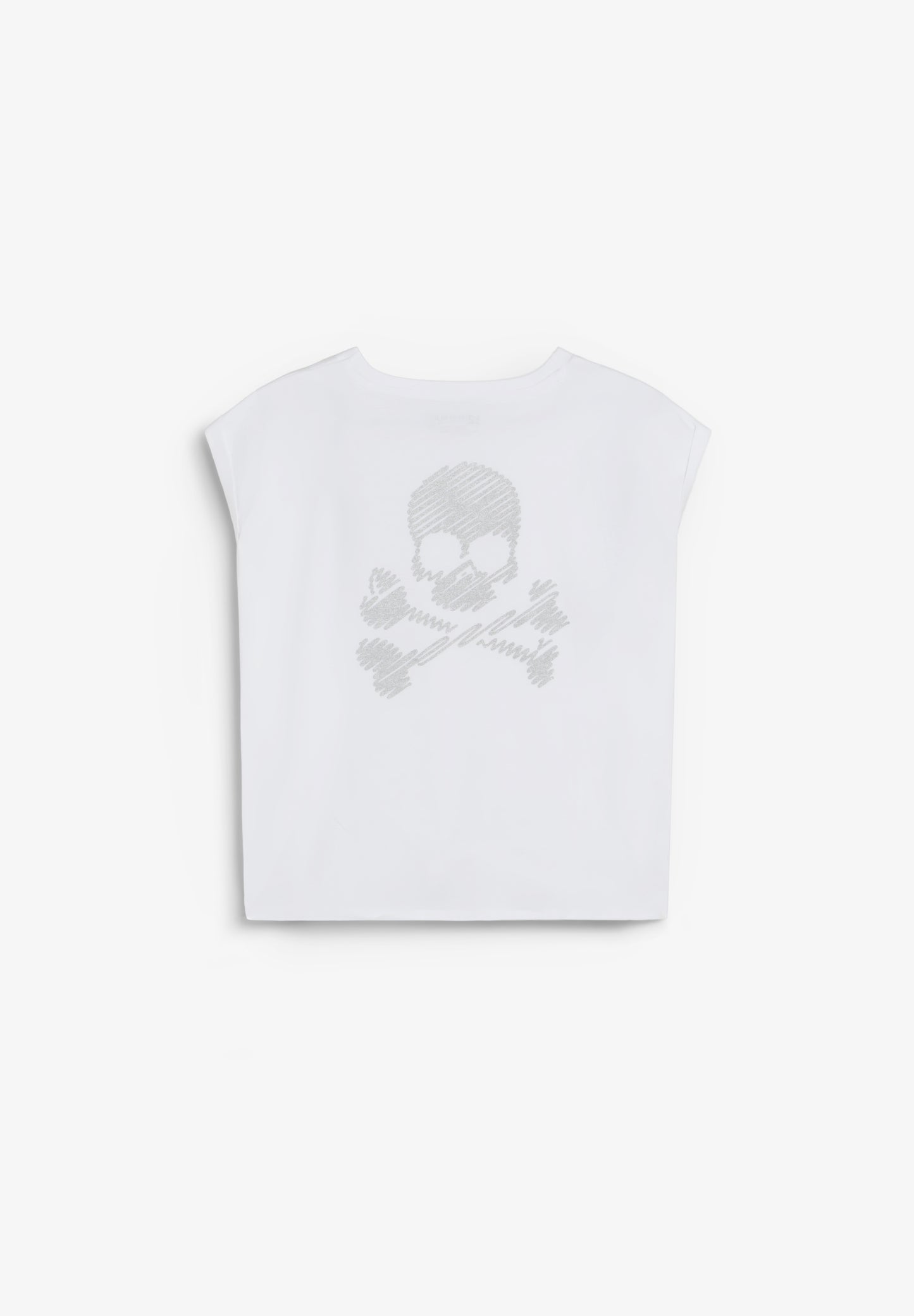 CAMISETA CON NUDO Y CALAVERA