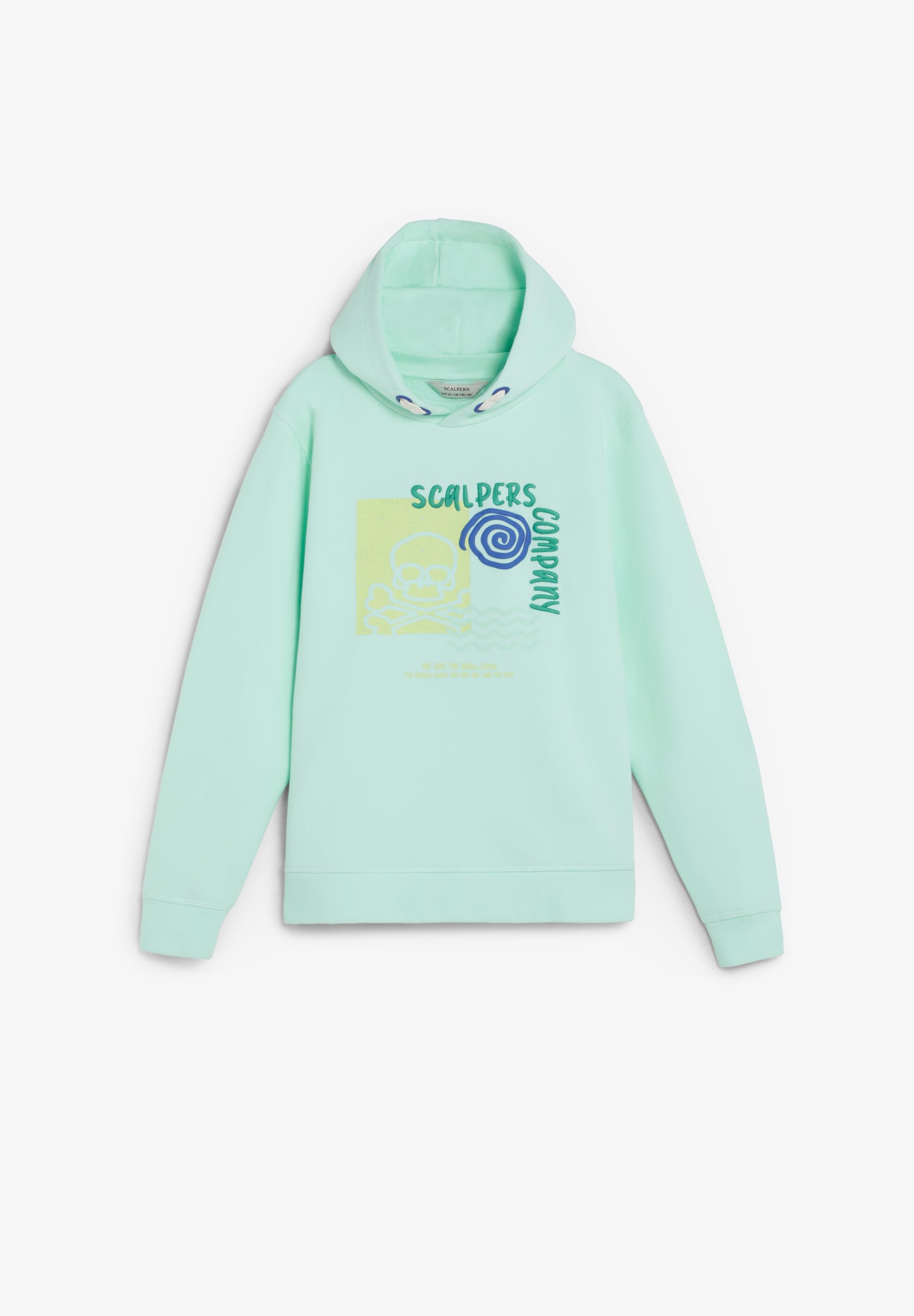 SUDADERA CON CAPUCHA ESTAMPADO CALAVERA