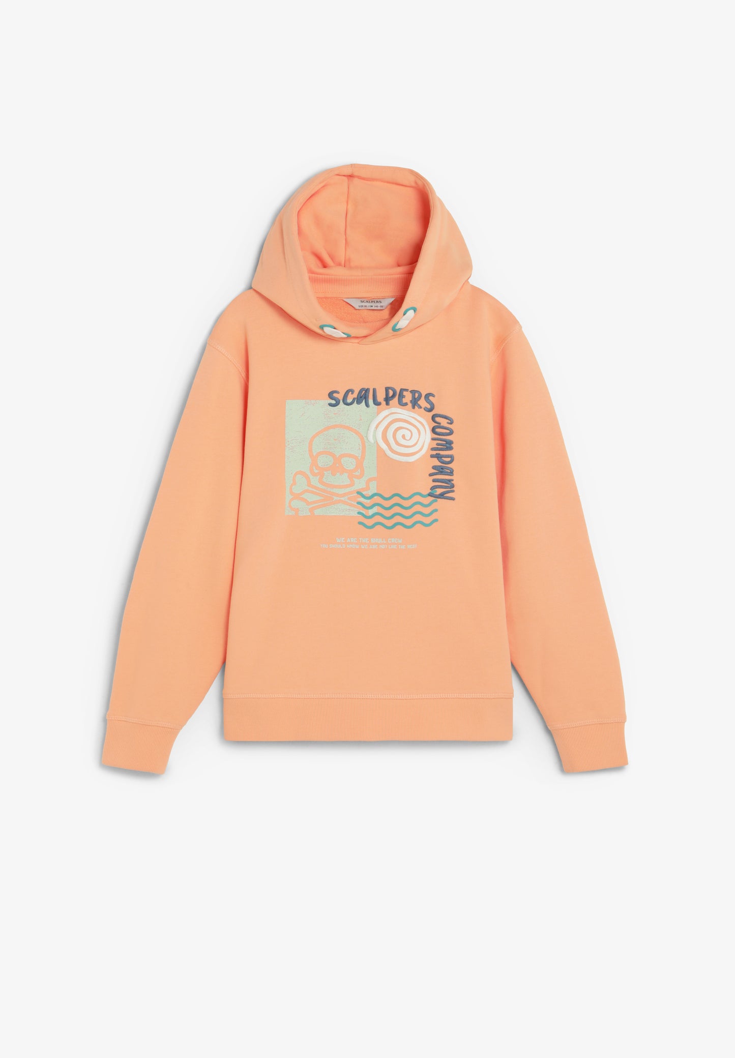 SUDADERA CON CAPUCHA ESTAMPADO CALAVERA