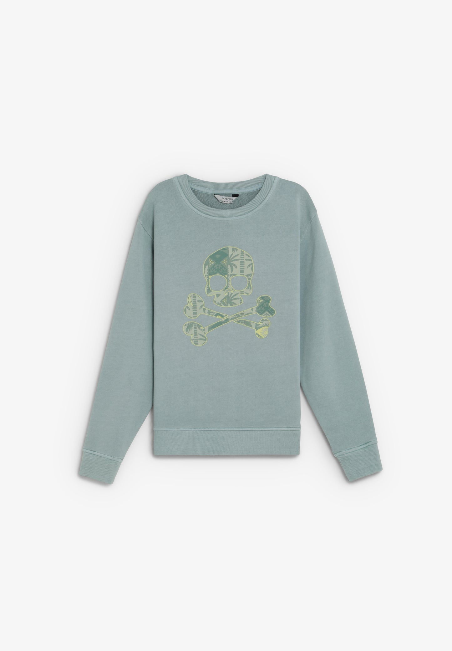 SUDADERA CALAVERA ESTAMPADA