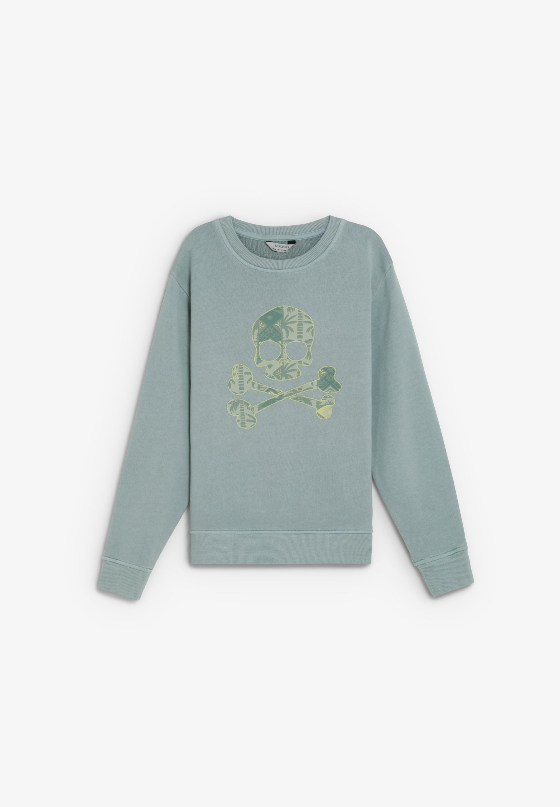 SUDADERA CALAVERA ESTAMPADA