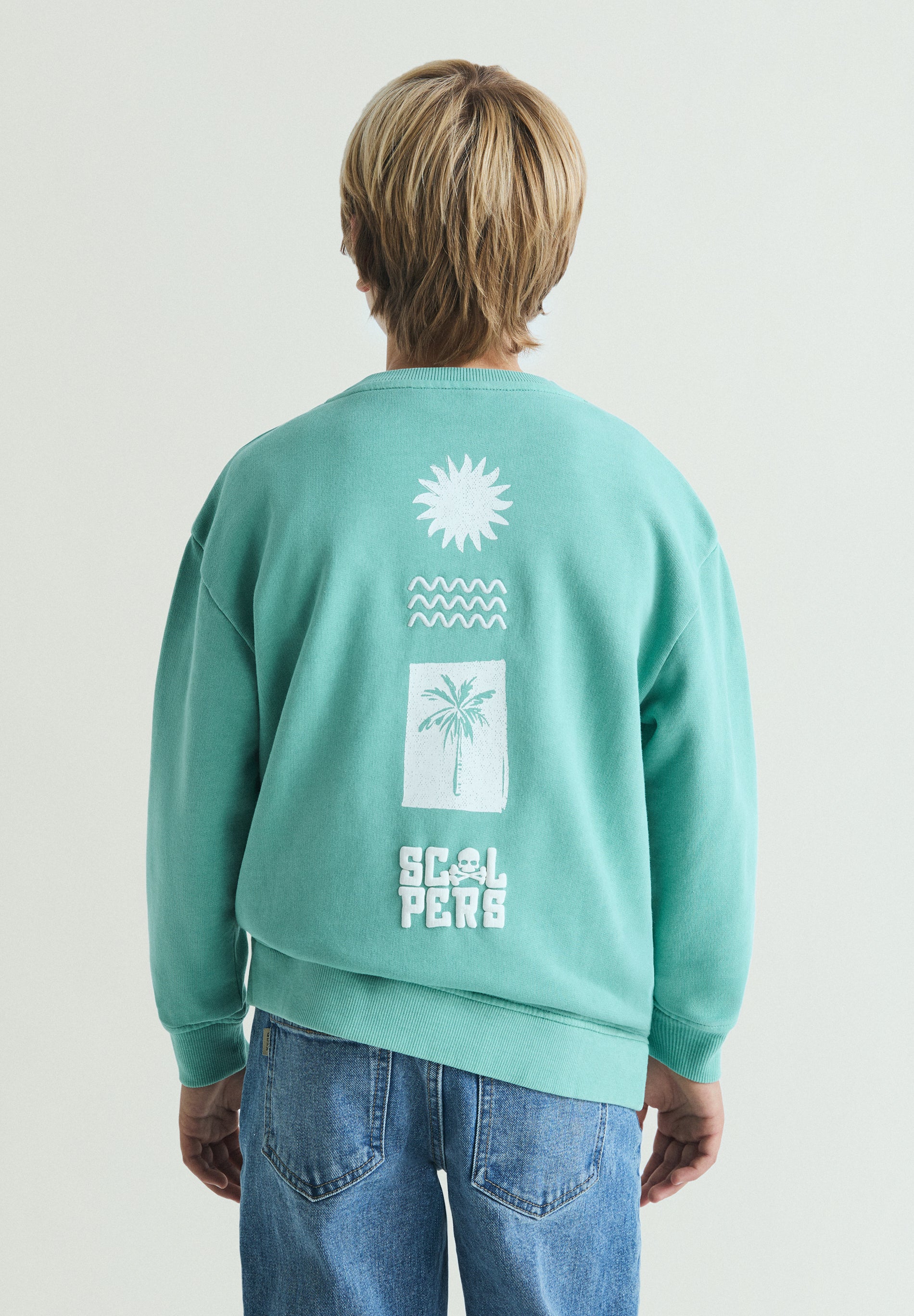 SUDADERA ESTAMPADO PALM