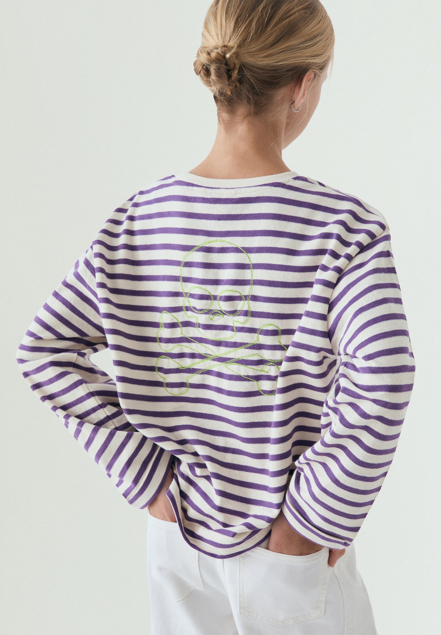 CAMISETA RAYAS CALAVERA