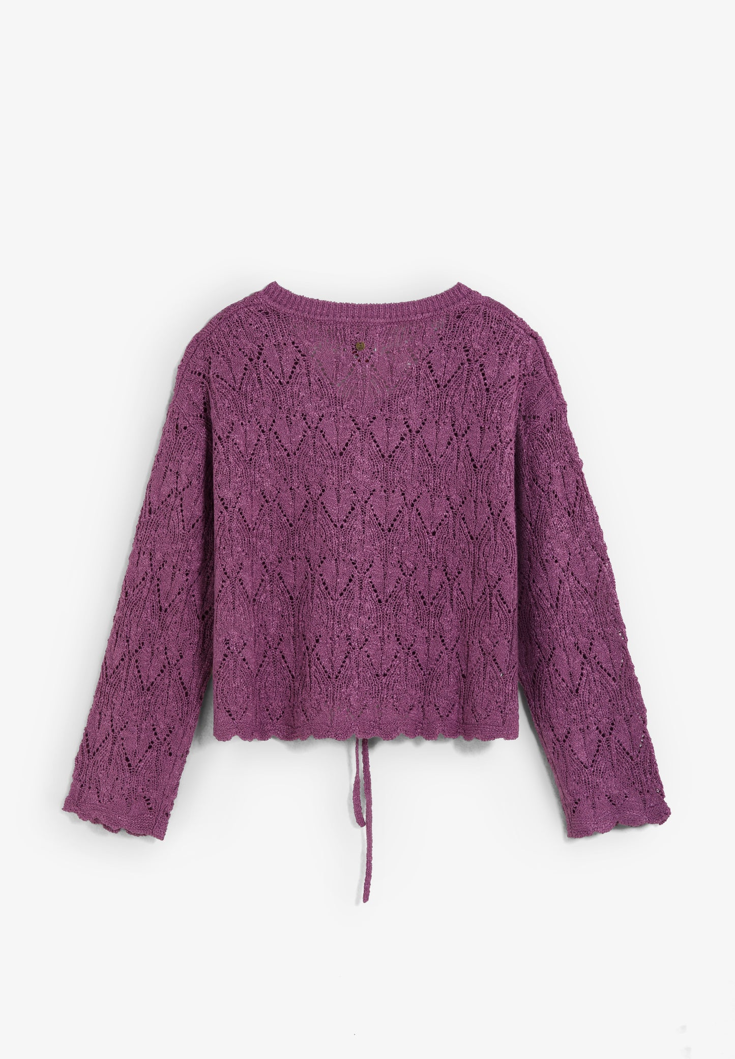 CÁRDIGAN DE PUNTO CALADO