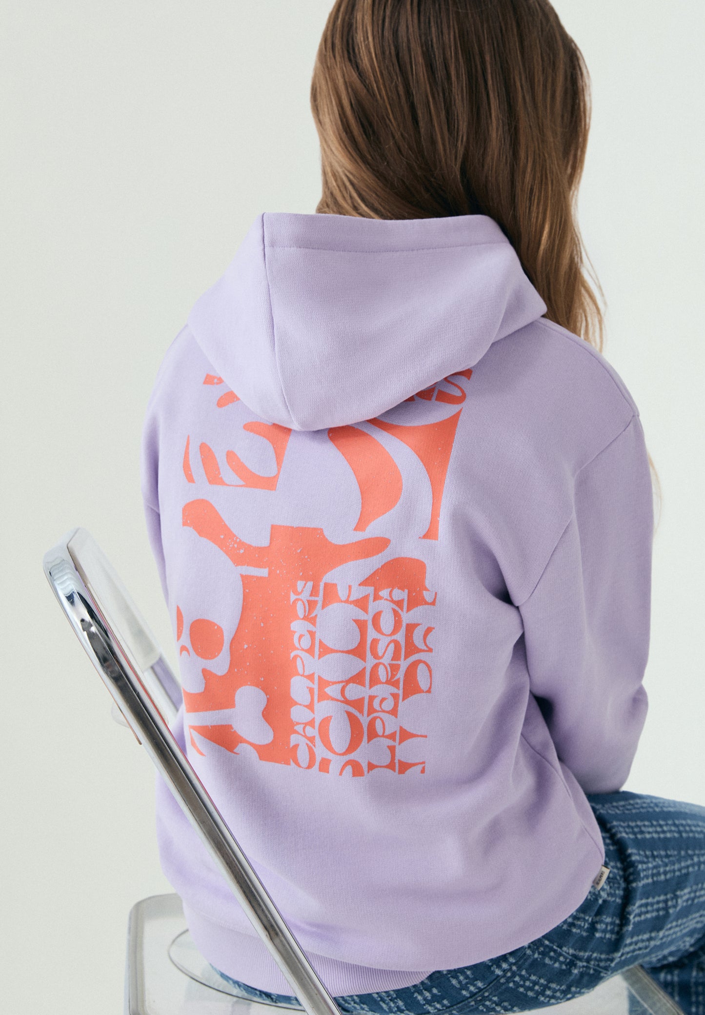 SUDADERA CON CAPUCHA FLÚOR