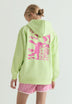 SUDADERA CON CAPUCHA FLÚOR
