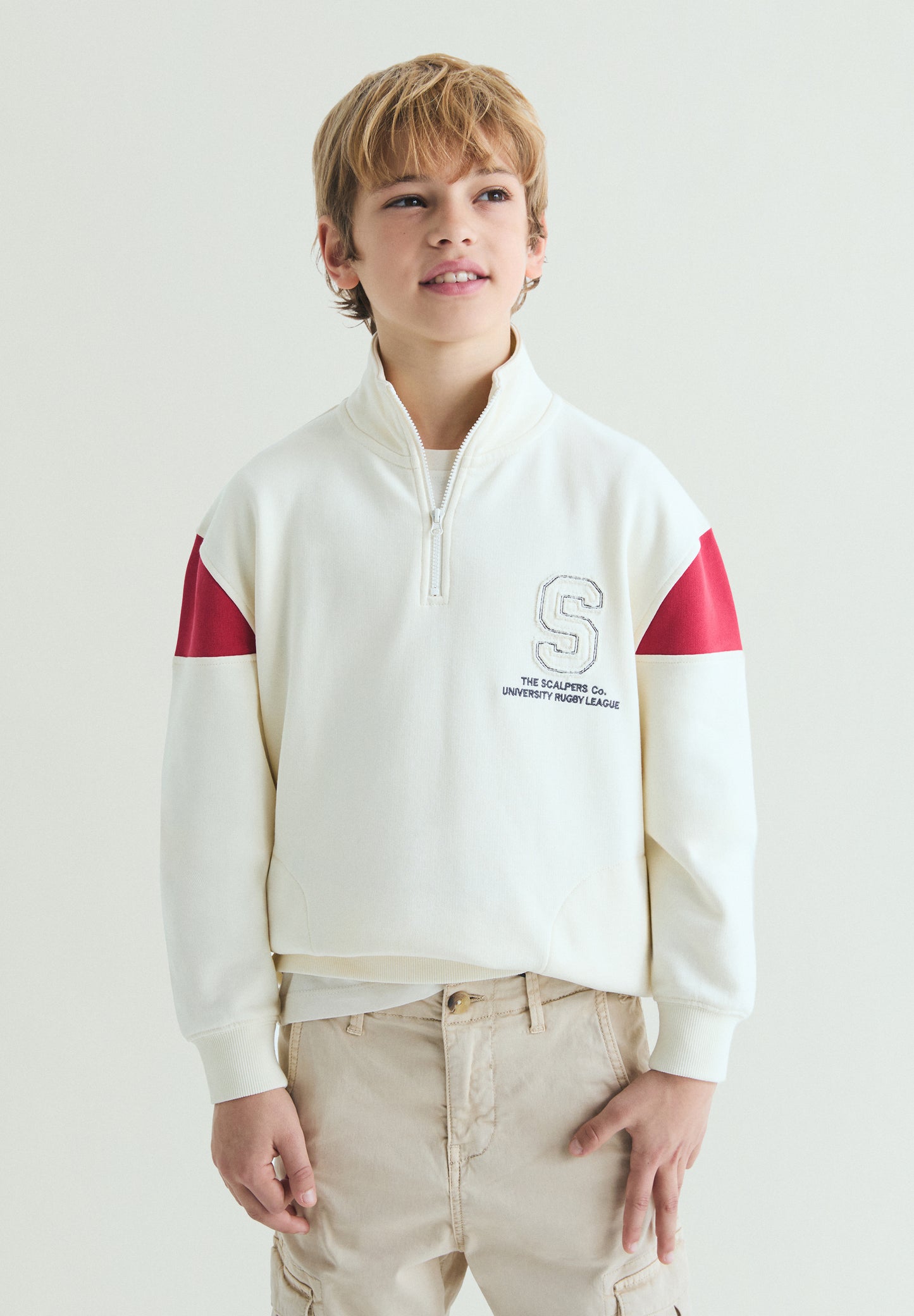 SUDADERA CUELLO ALTO CREMALLERA