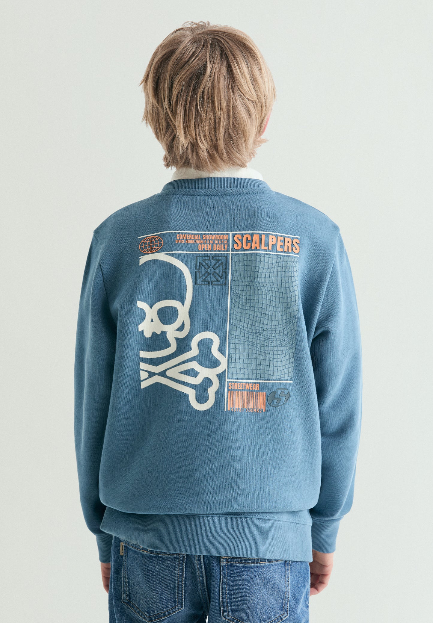 SUDADERA ESTAMPADA CALAVERA