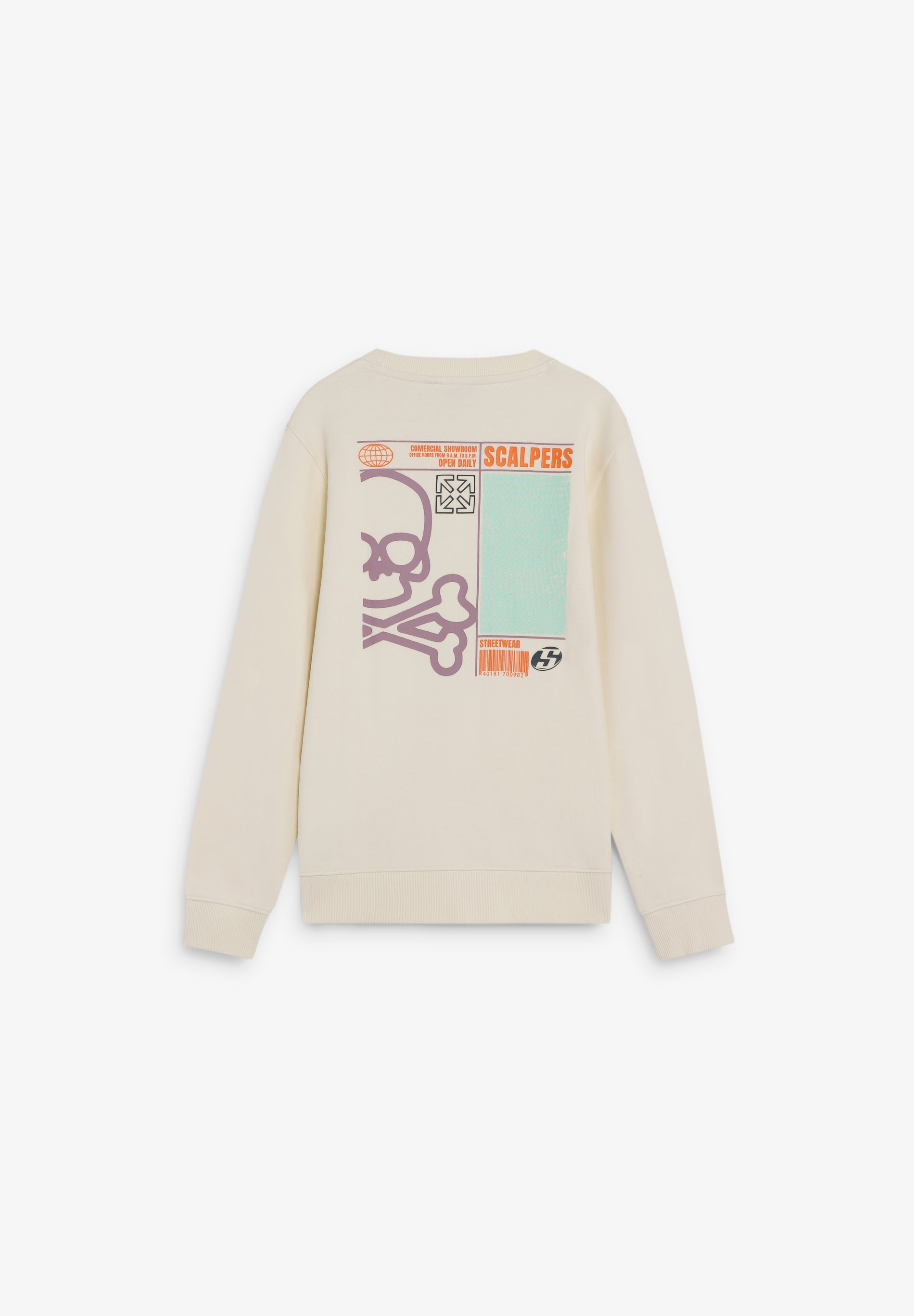 SUDADERA ESTAMPADA CALAVERA