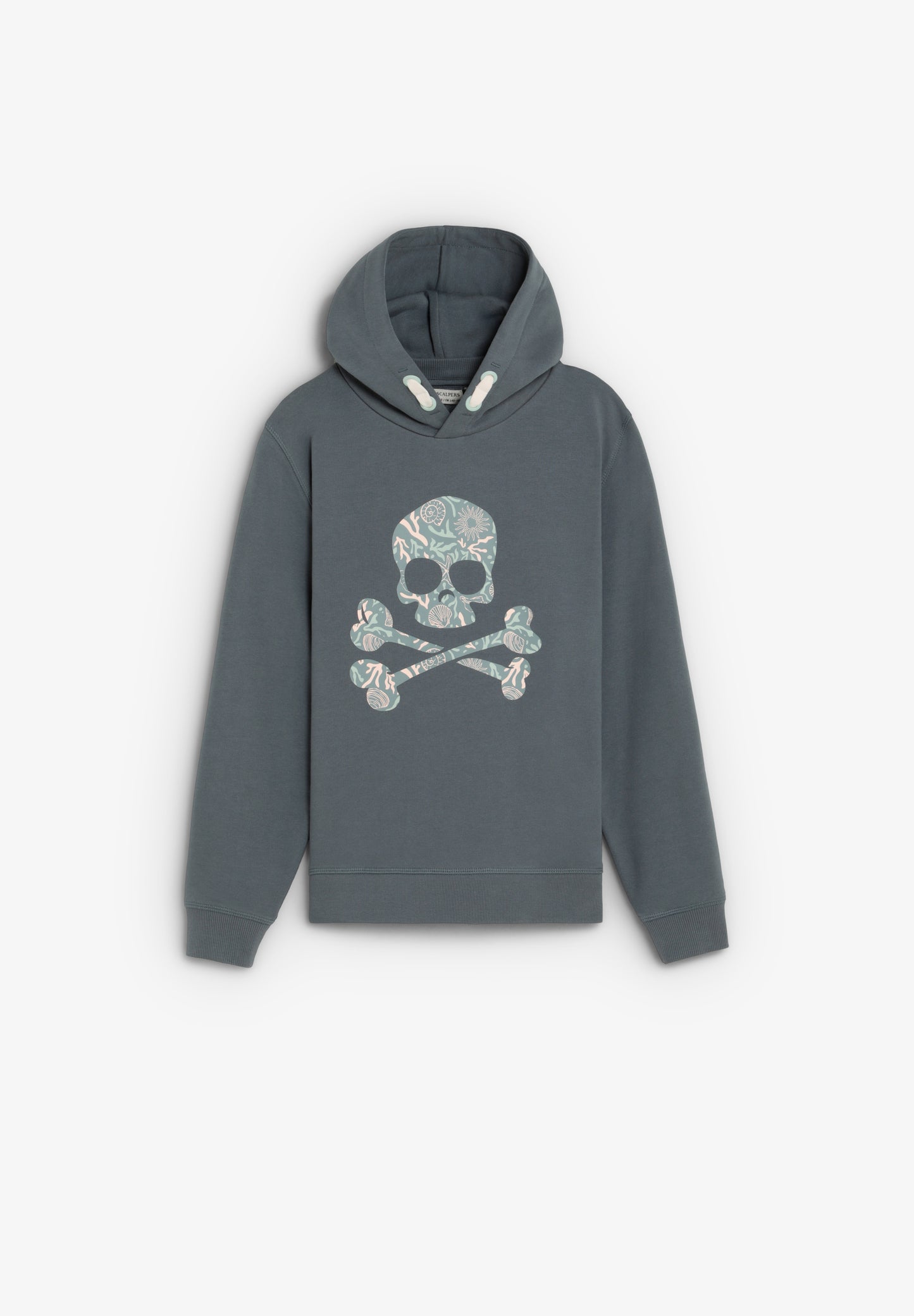 SUDADERA CON CAPUCHA CALAVERA ESTAMPADA