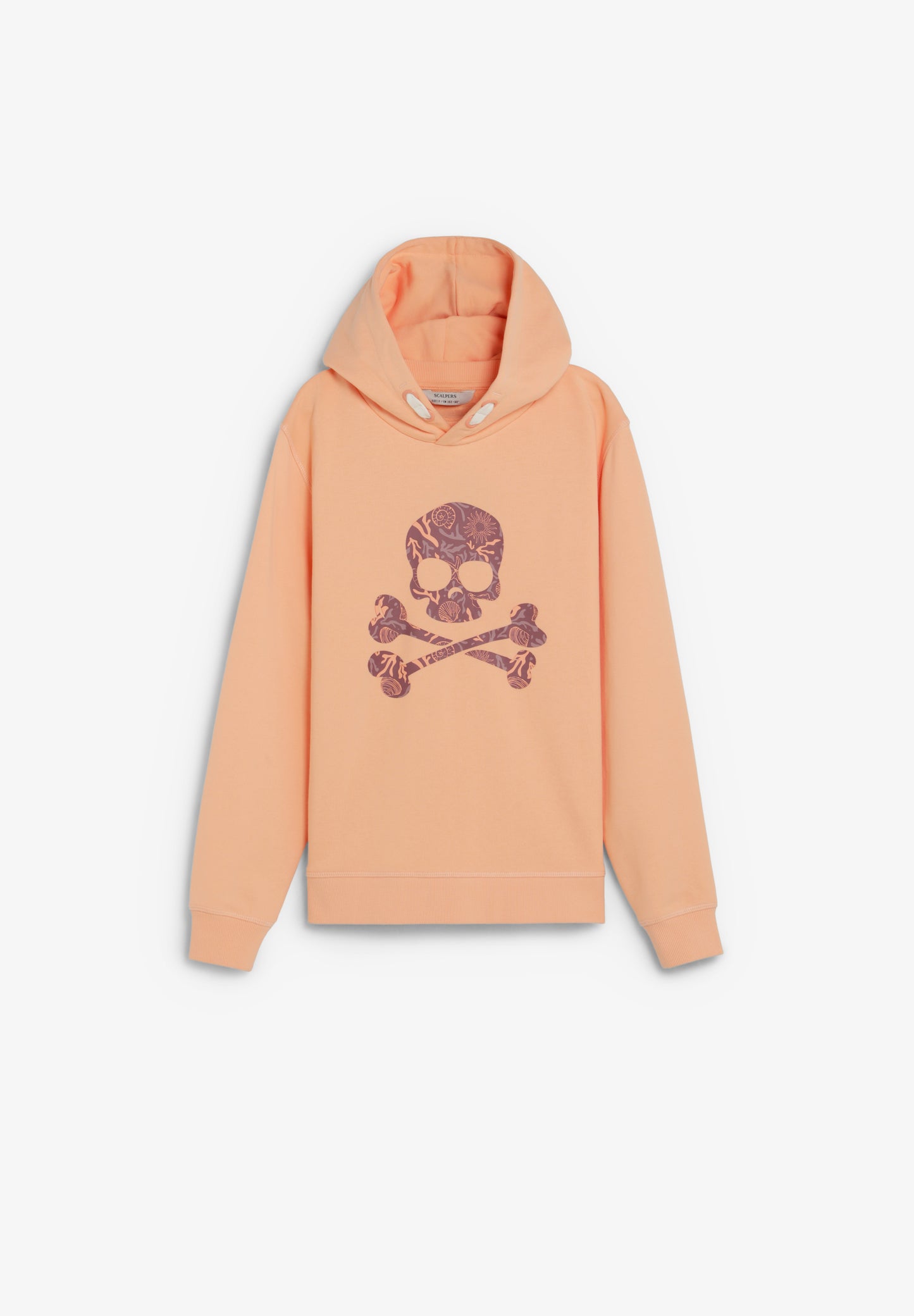 SUDADERA CON CAPUCHA CALAVERA ESTAMPADA
