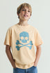 CAMISETA CALAVERA ESTAMPADA