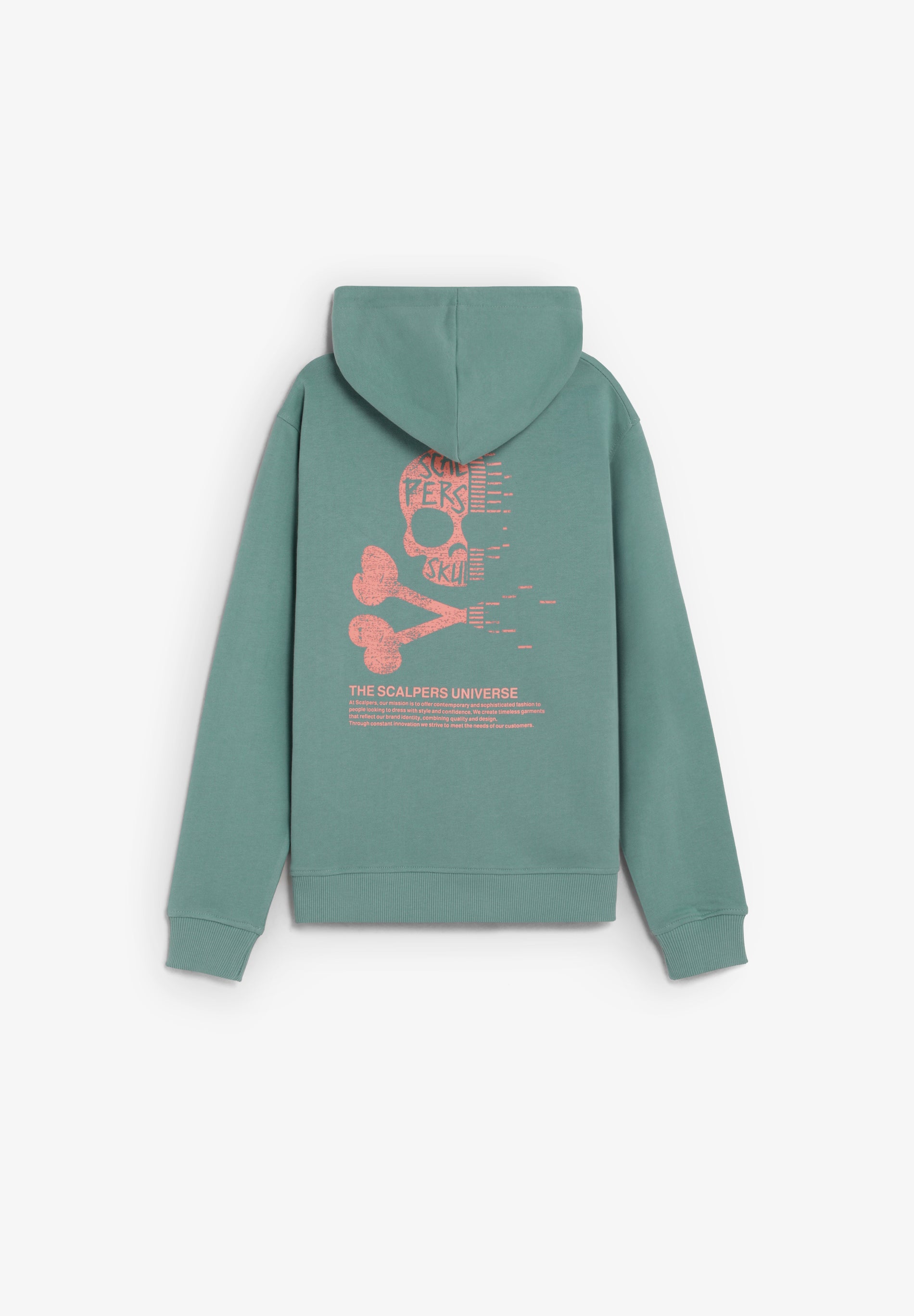 SUDADERA CON CAPUCHA ESTAMPADO CALAVERA