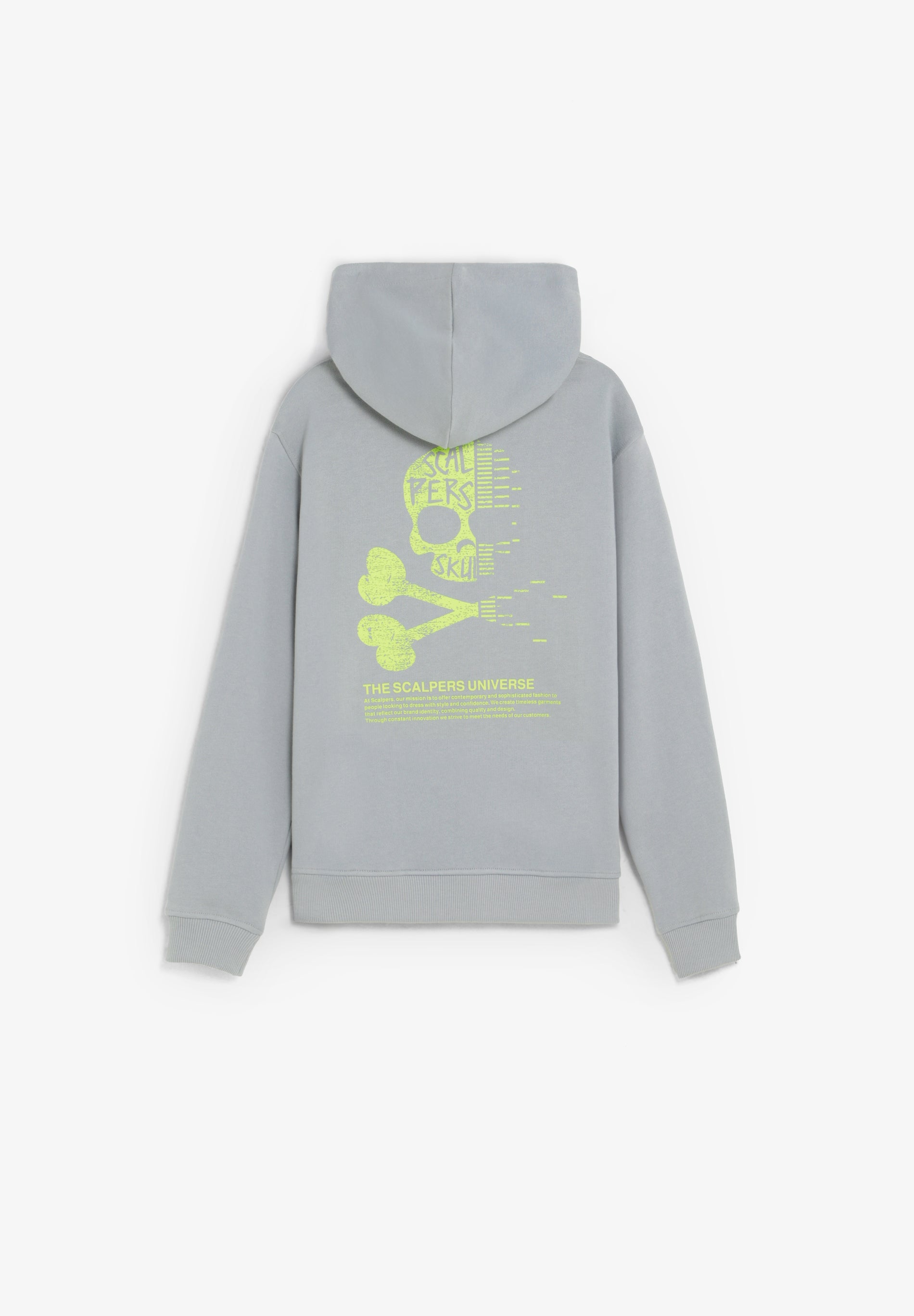 SUDADERA CON CAPUCHA ESTAMPADO CALAVERA