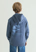 SUDADERA CON CAPUCHA ESTAMPADO CALAVERA