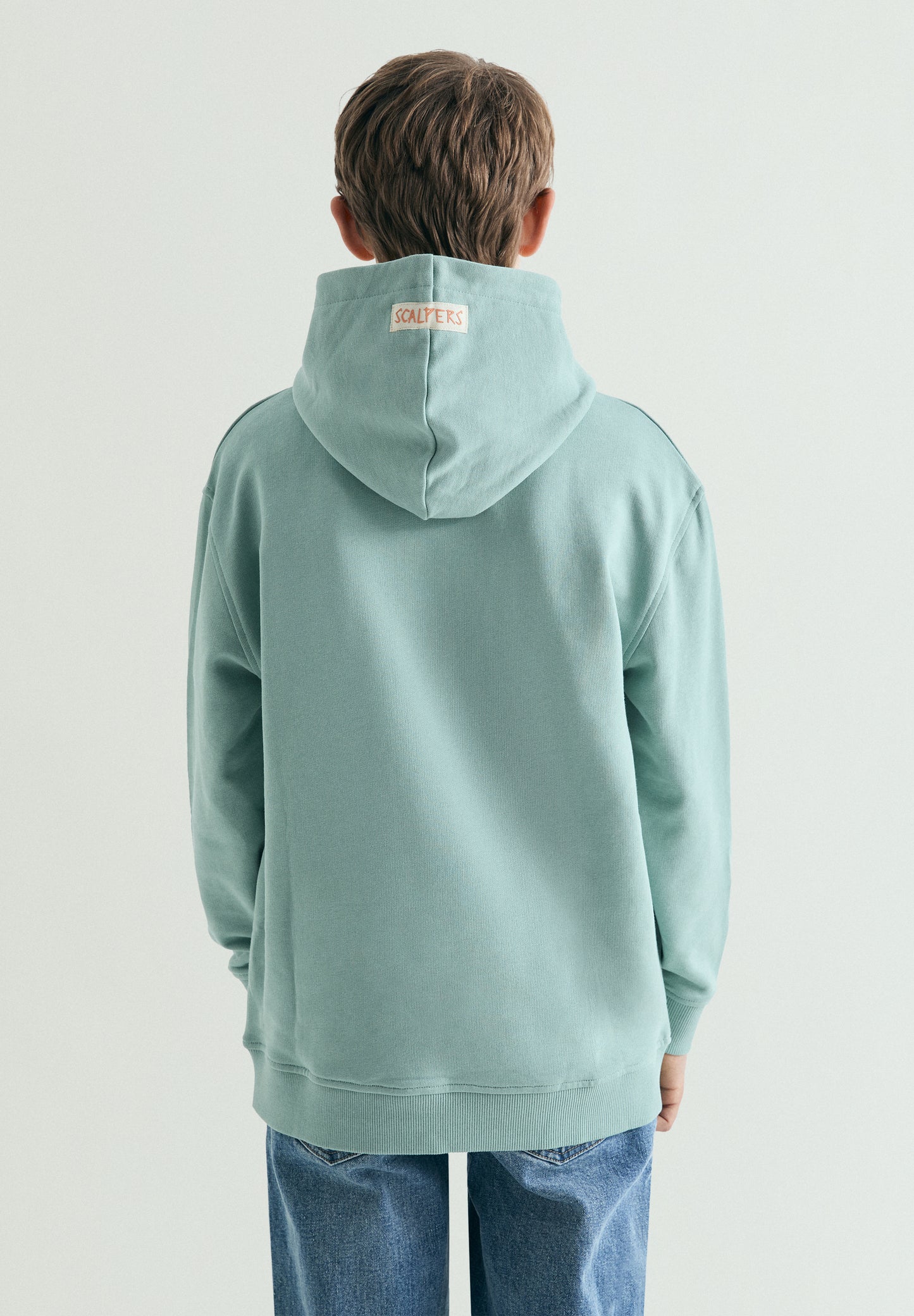 SUDADERA CON CAPUCHA ESTAMPADO PLAYA