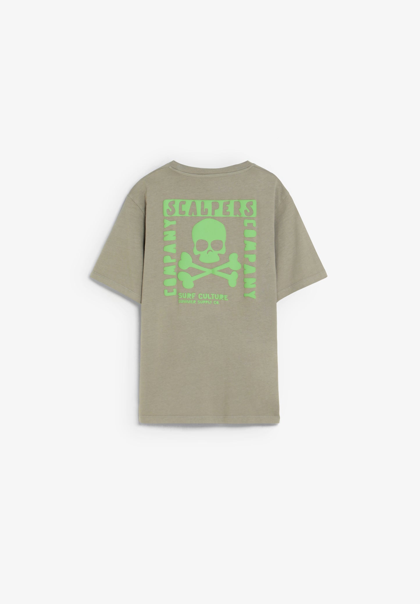 CAMISETA CALAVERA ESTAMPADA