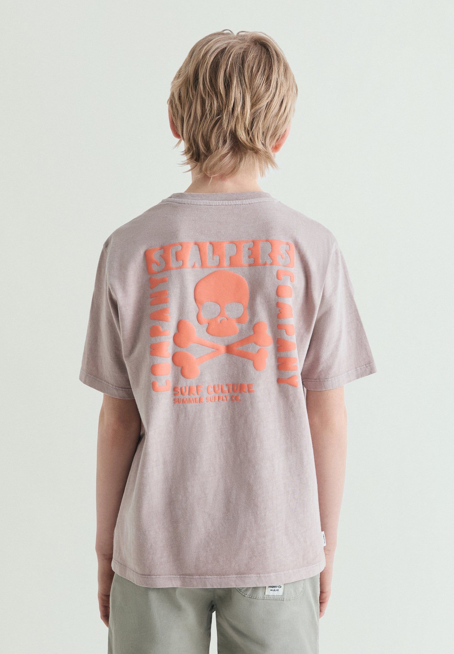 CAMISETA CALAVERA ESTAMPADA