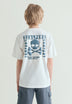 CAMISETA CALAVERA ESTAMPADA