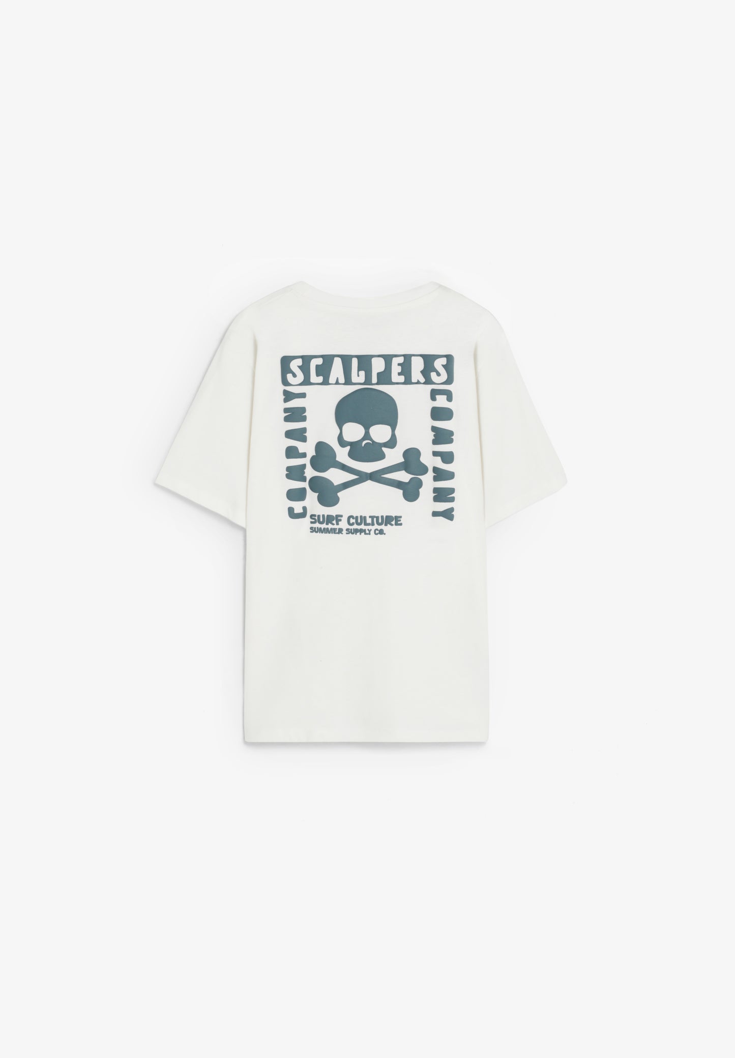 CAMISETA CALAVERA ESTAMPADA
