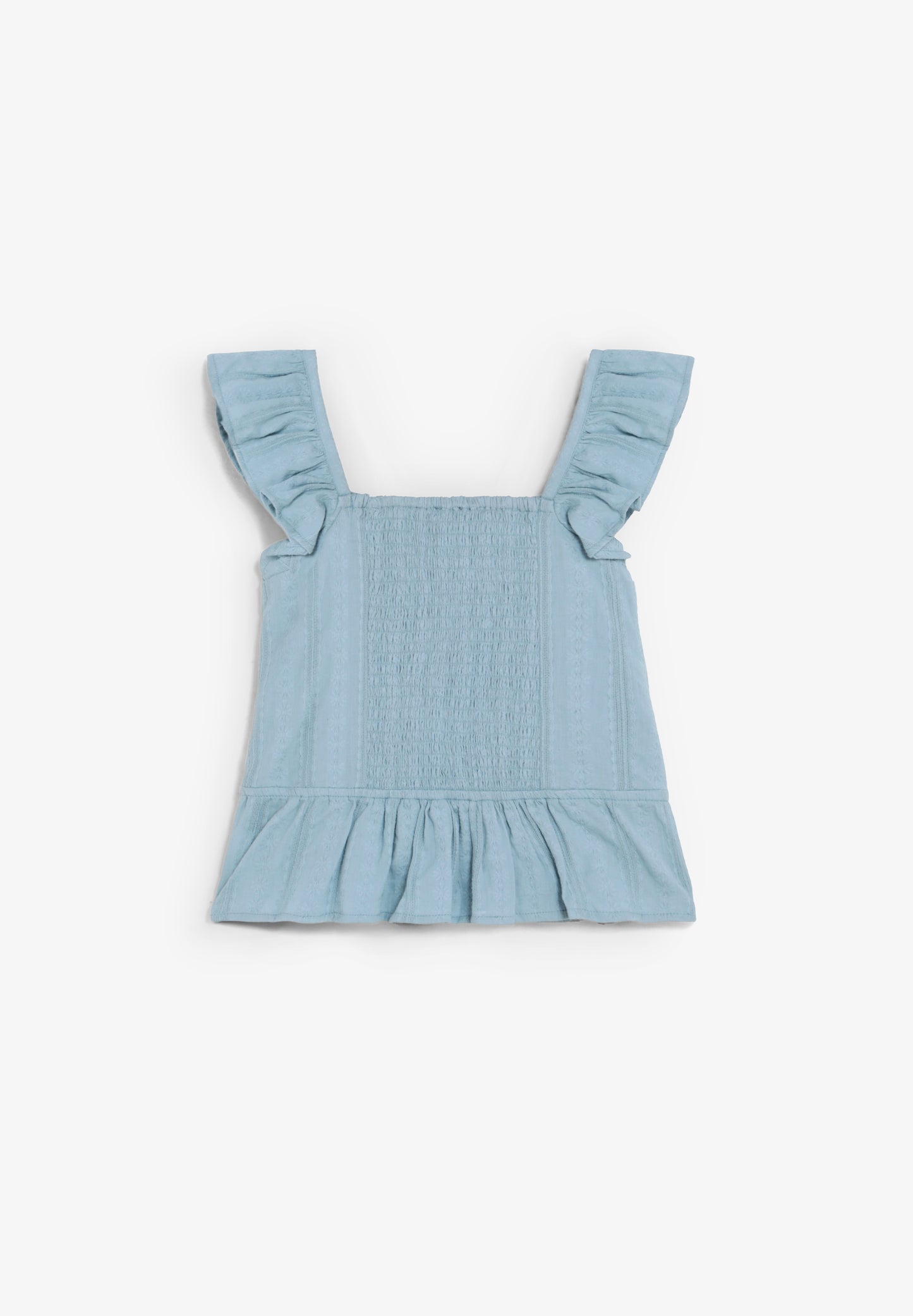 BLUSA VOLANTES FRUNCIDA