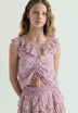 BLUSA FLUIDA ESTAMPADA