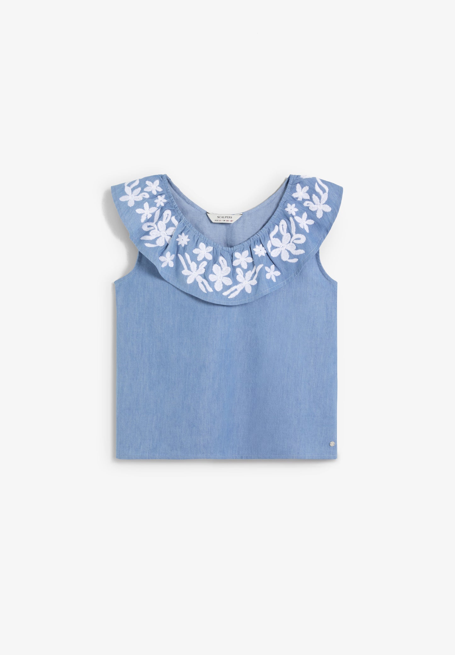 BLUSA DENIM BORDADOS